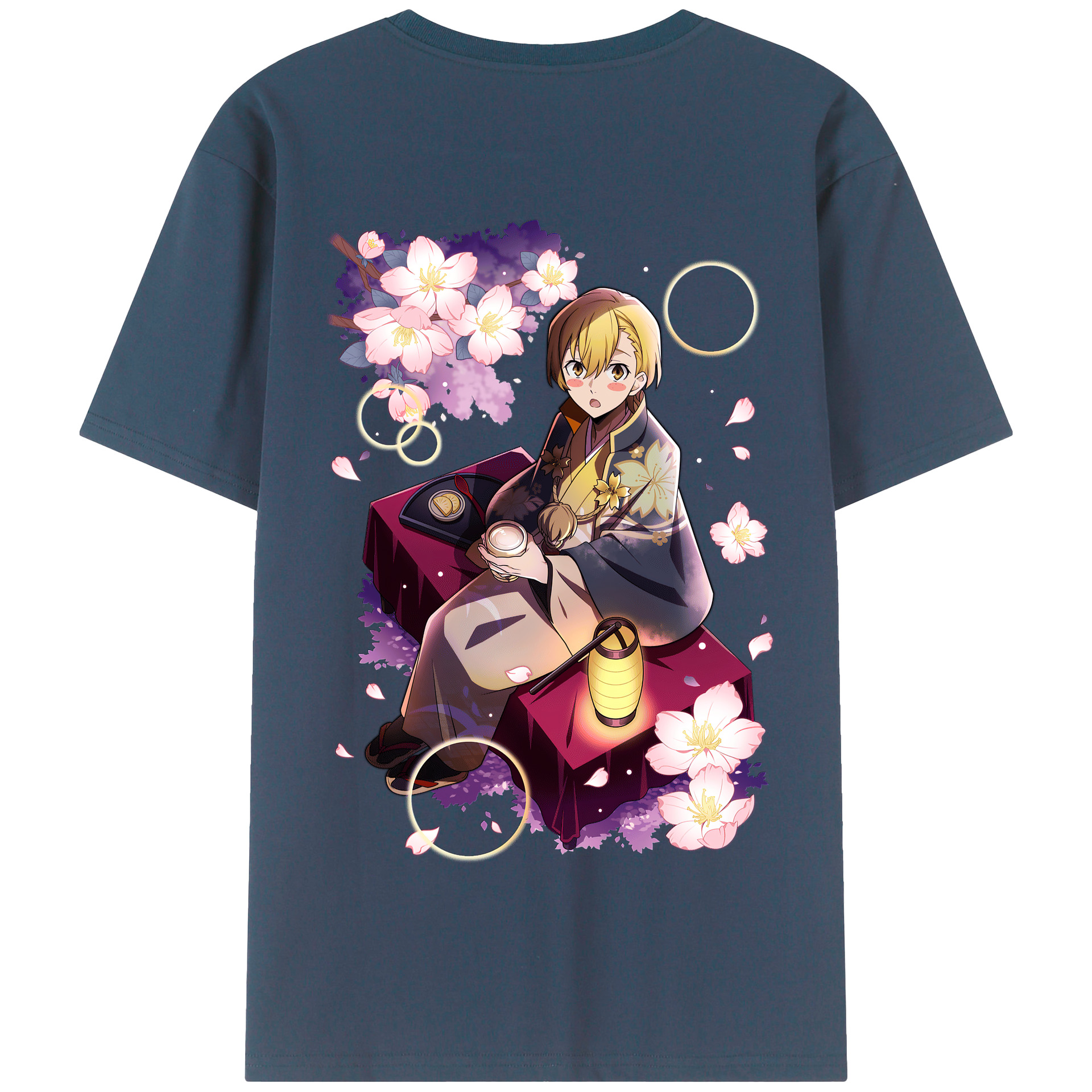 （画像用） 文豪ストレイドッグス Bungo Stray Dogs 綿100％半袖Tシャツ（背面プリント）