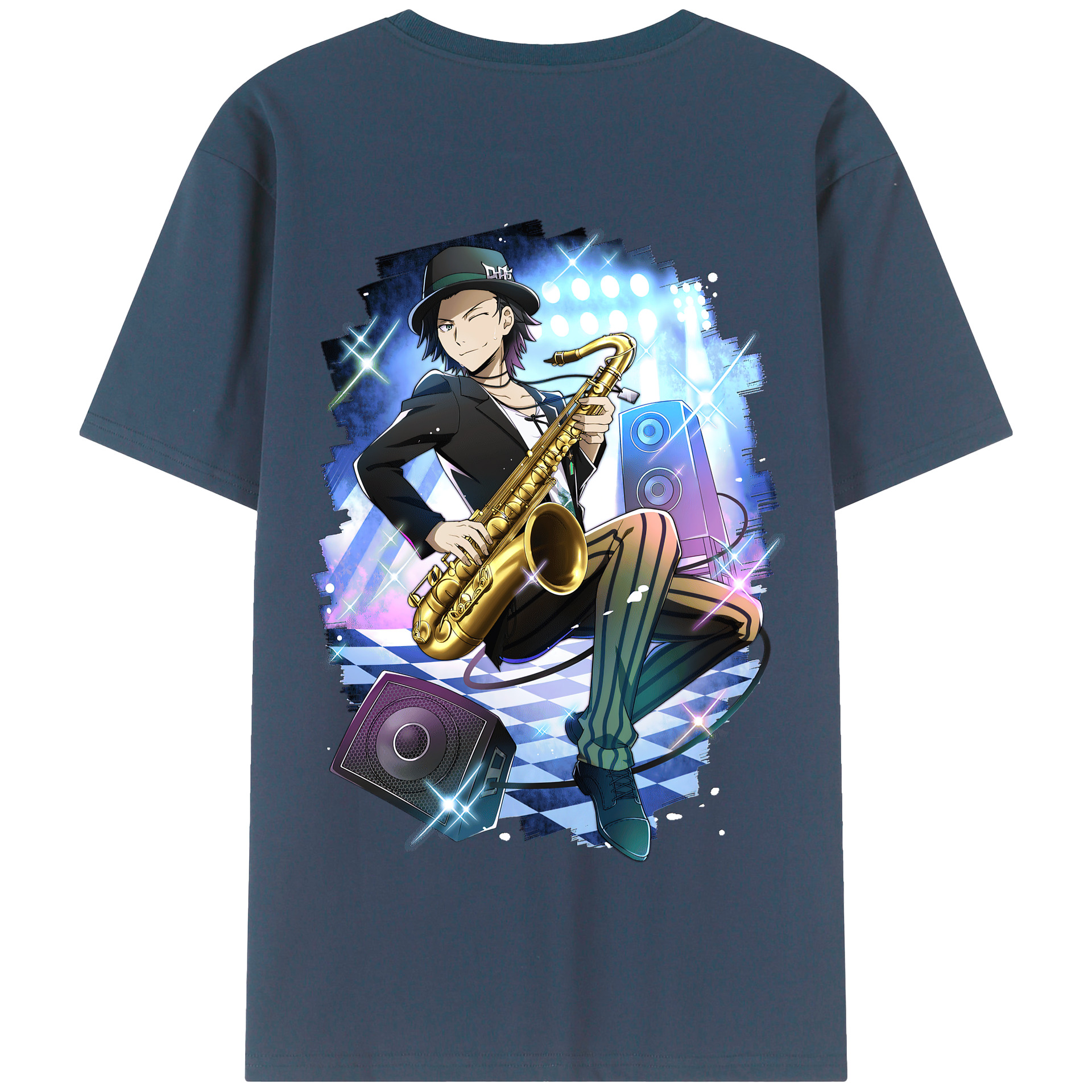 （画像用） 文豪ストレイドッグス Bungo Stray Dogs 綿100％半袖Tシャツ（背面プリント）