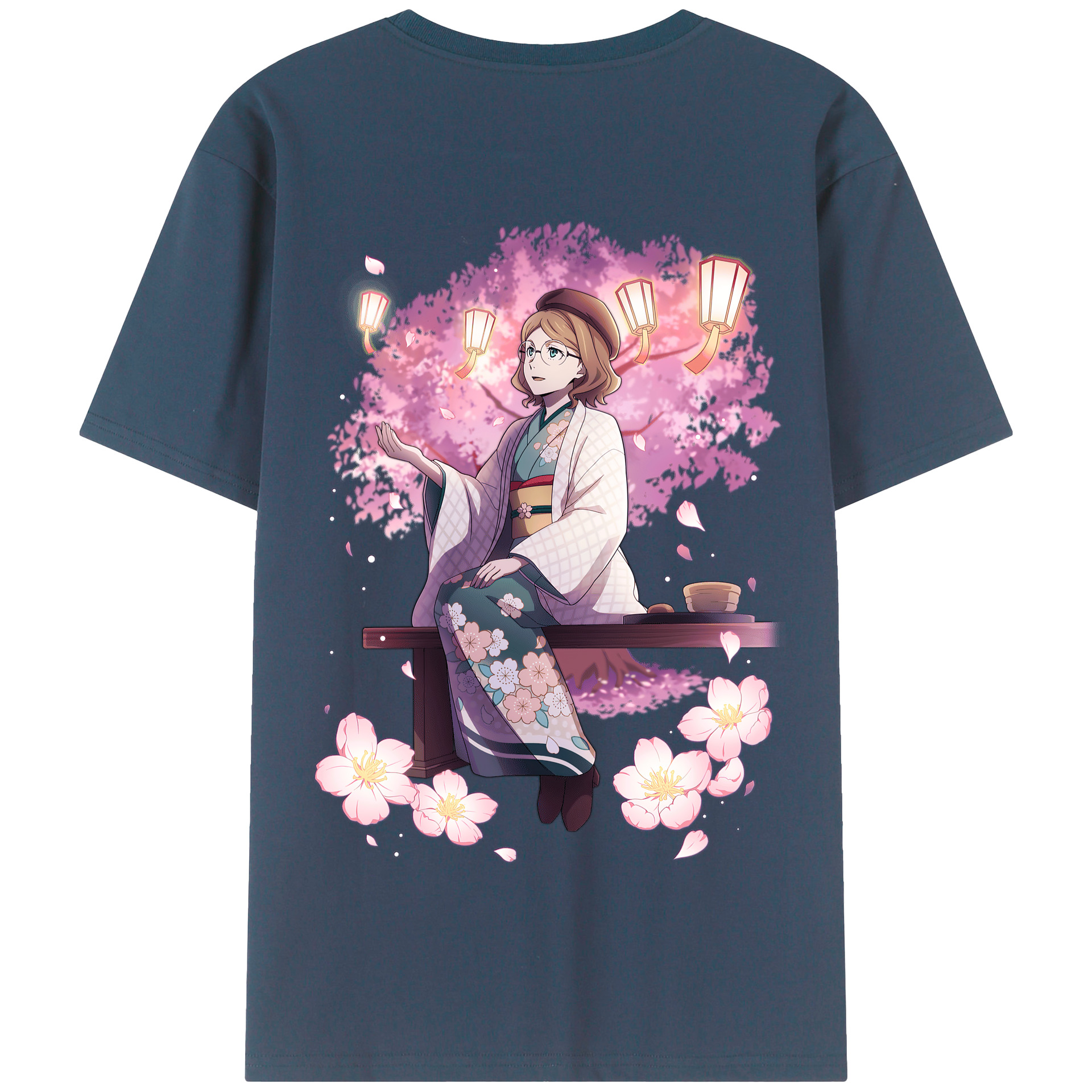 （画像用） 文豪ストレイドッグス Bungo Stray Dogs 綿100％半袖Tシャツ（背面プリント）
