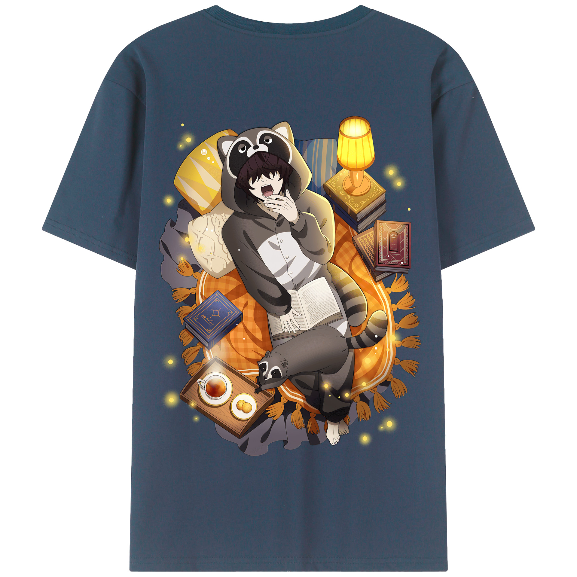 （画像用） 文豪ストレイドッグス Bungo Stray Dogs 綿100％半袖Tシャツ（背面プリント）