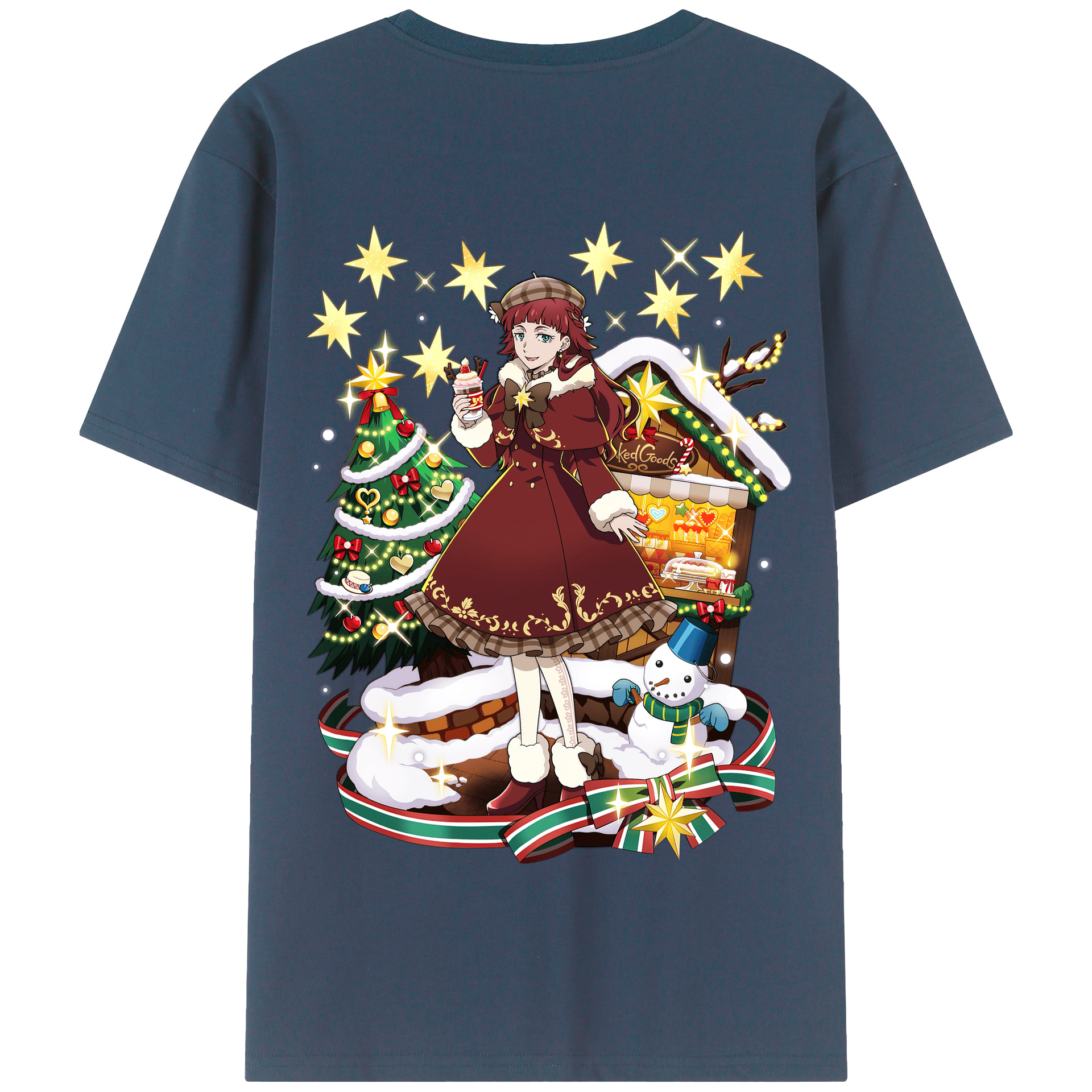 （画像用） 文豪ストレイドッグス Bungo Stray Dogs 綿100％半袖Tシャツ（背面プリント）
