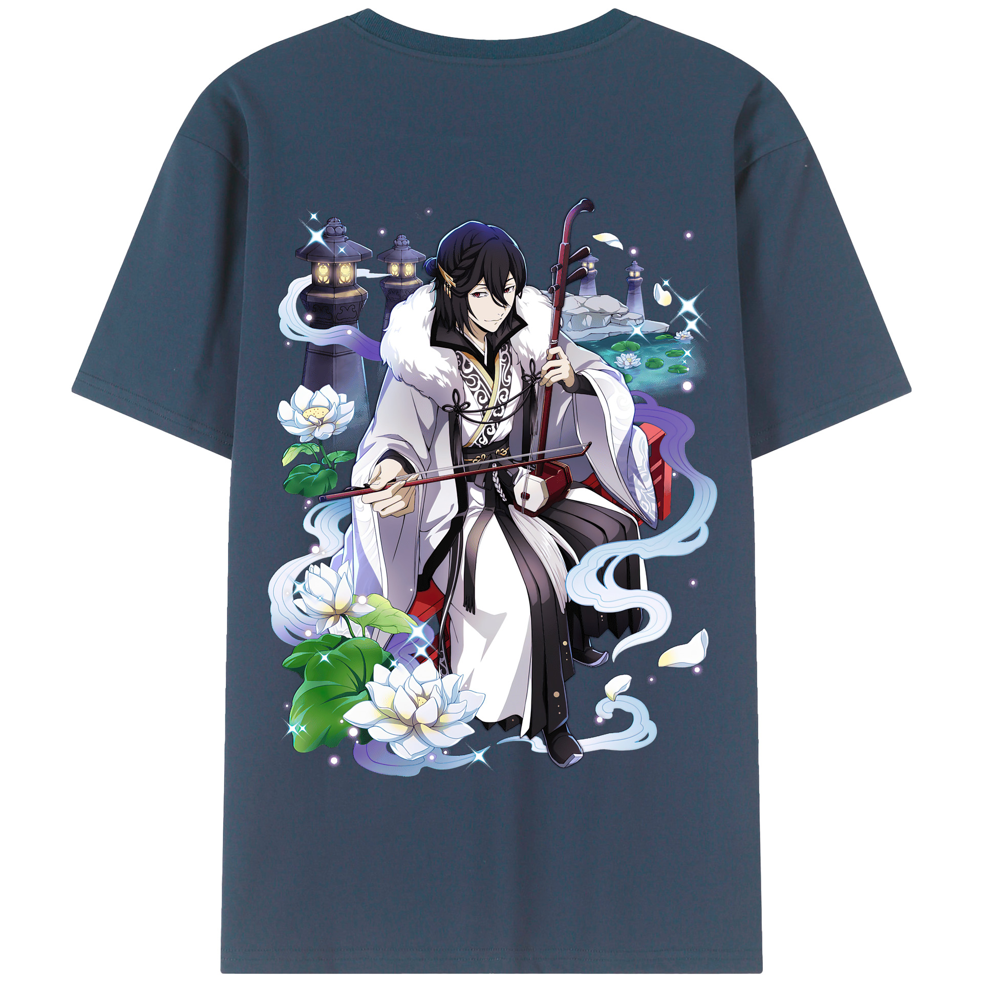（画像用） 文豪ストレイドッグス Bungo Stray Dogs 綿100％半袖Tシャツ（背面プリント）