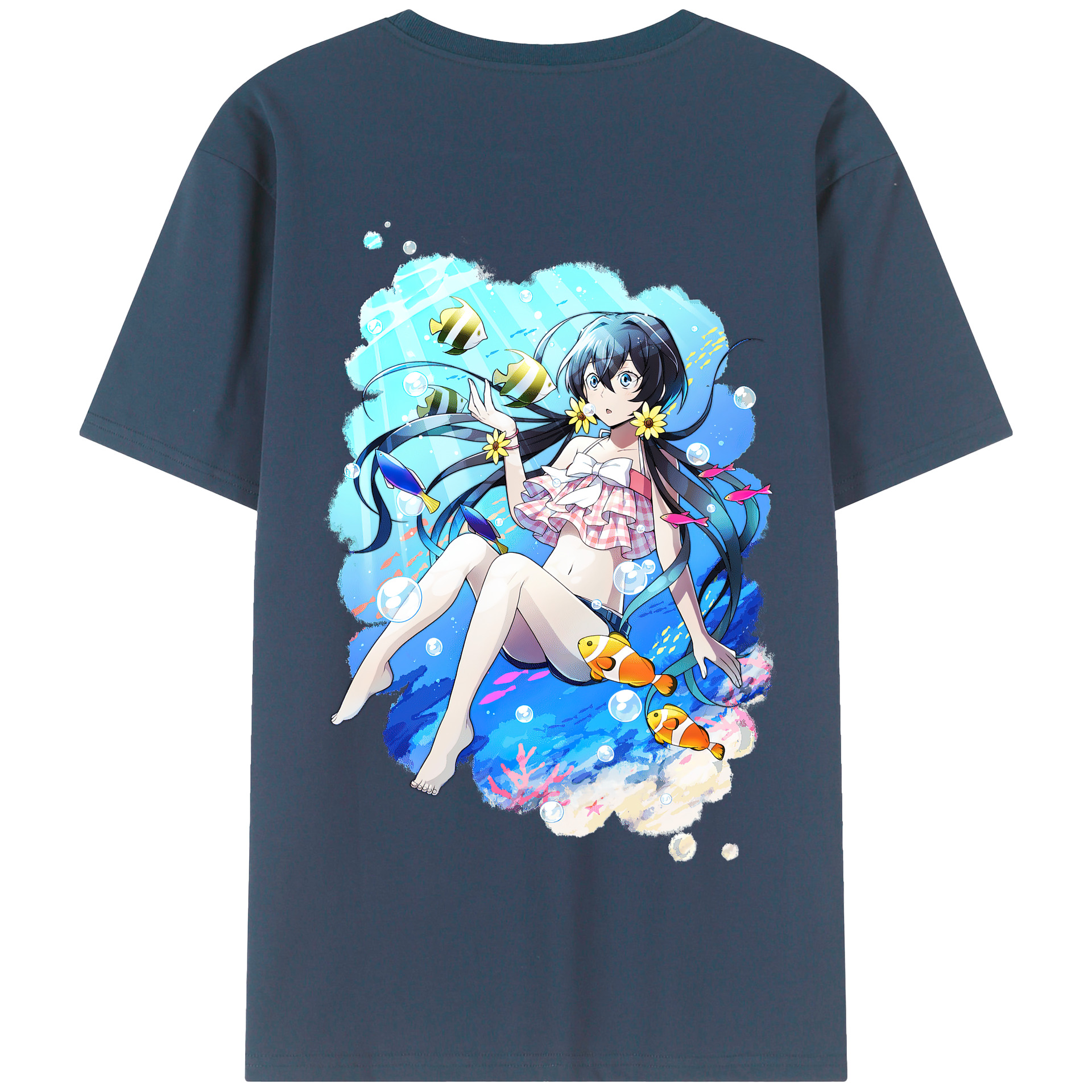 （画像用） 文豪ストレイドッグス Bungo Stray Dogs 綿100％半袖Tシャツ（背面プリント）
