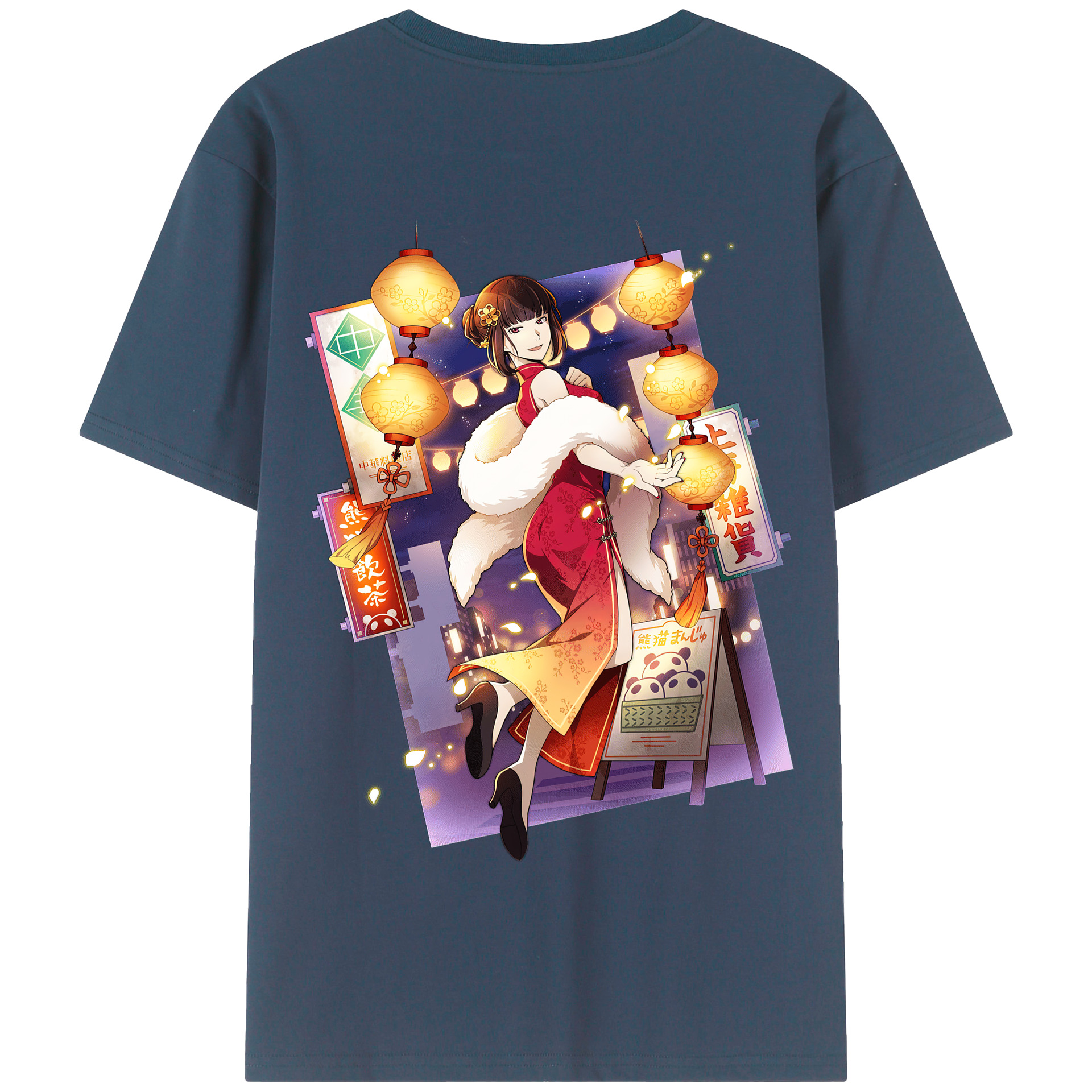 （画像用） 文豪ストレイドッグス Bungo Stray Dogs 綿100％半袖Tシャツ（背面プリント）