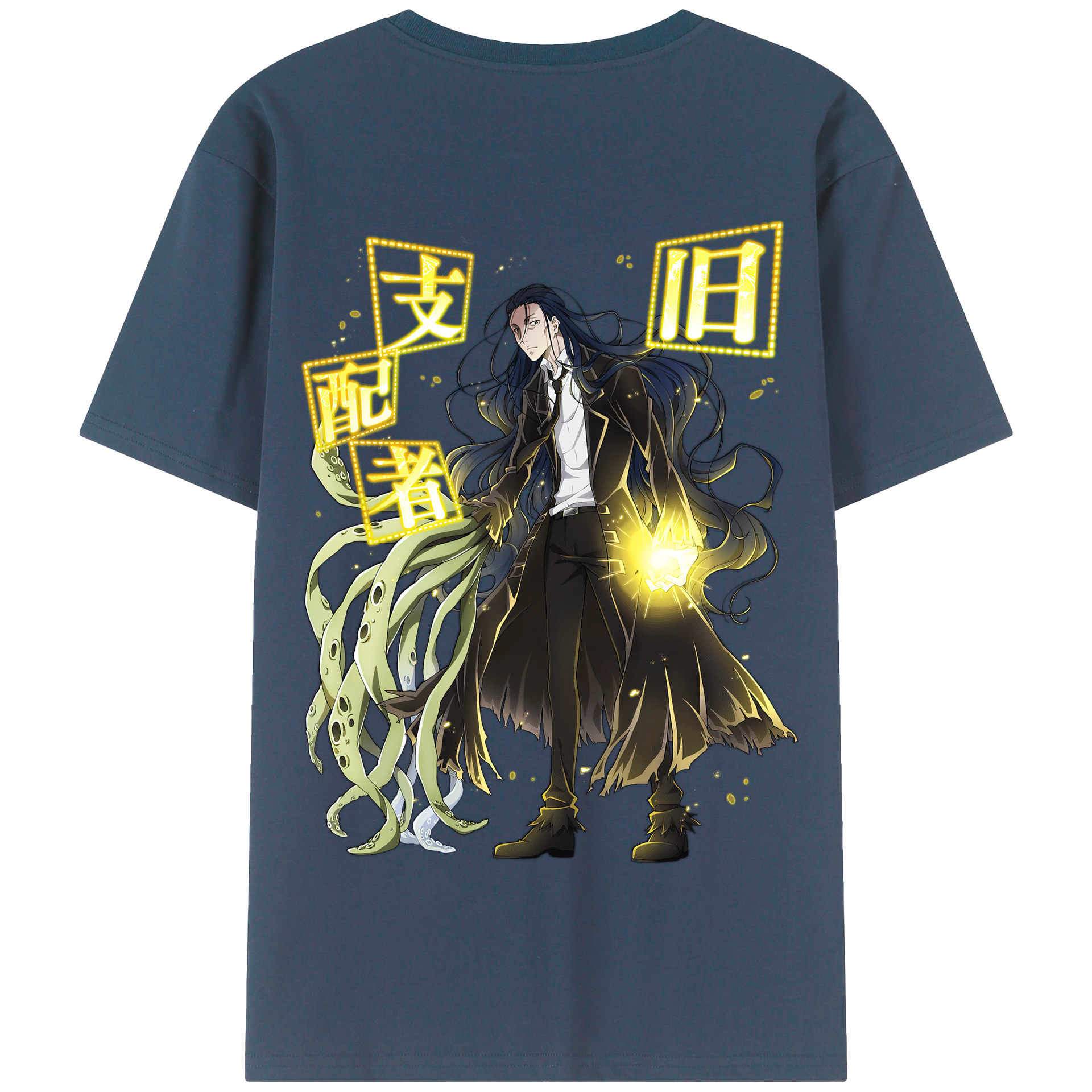 （画像用） 文豪ストレイドッグス Bungo Stray Dogs 綿100％半袖Tシャツ（背面プリント）