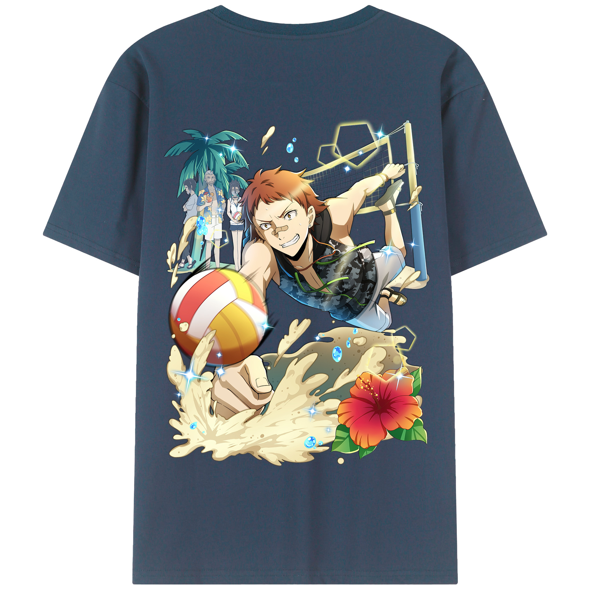 （画像用） 文豪ストレイドッグス Bungo Stray Dogs 綿100％半袖Tシャツ（背面プリント）
