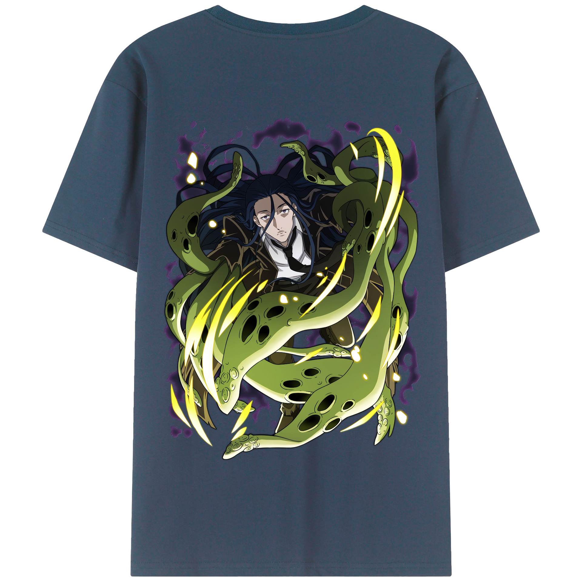 （画像用） 文豪ストレイドッグス Bungo Stray Dogs 綿100％半袖Tシャツ（背面プリント）