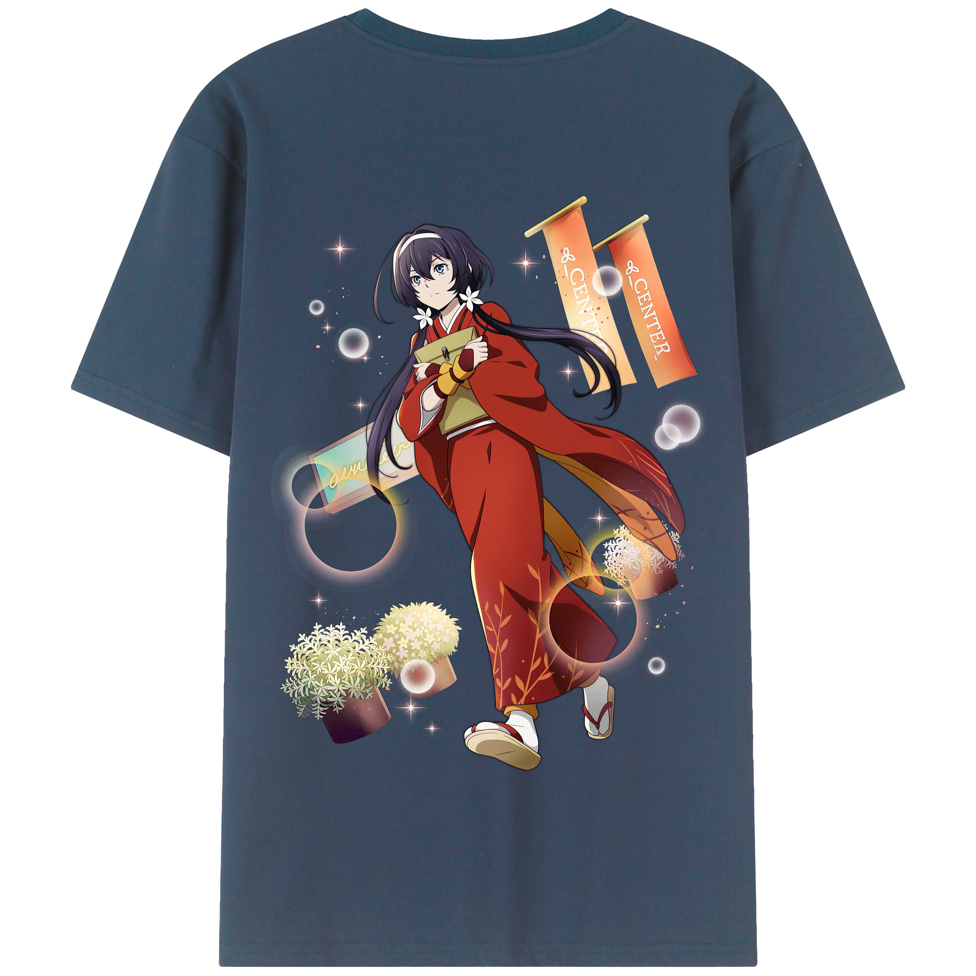 （画像用） 文豪ストレイドッグス Bungo Stray Dogs 綿100％半袖Tシャツ（背面プリント）