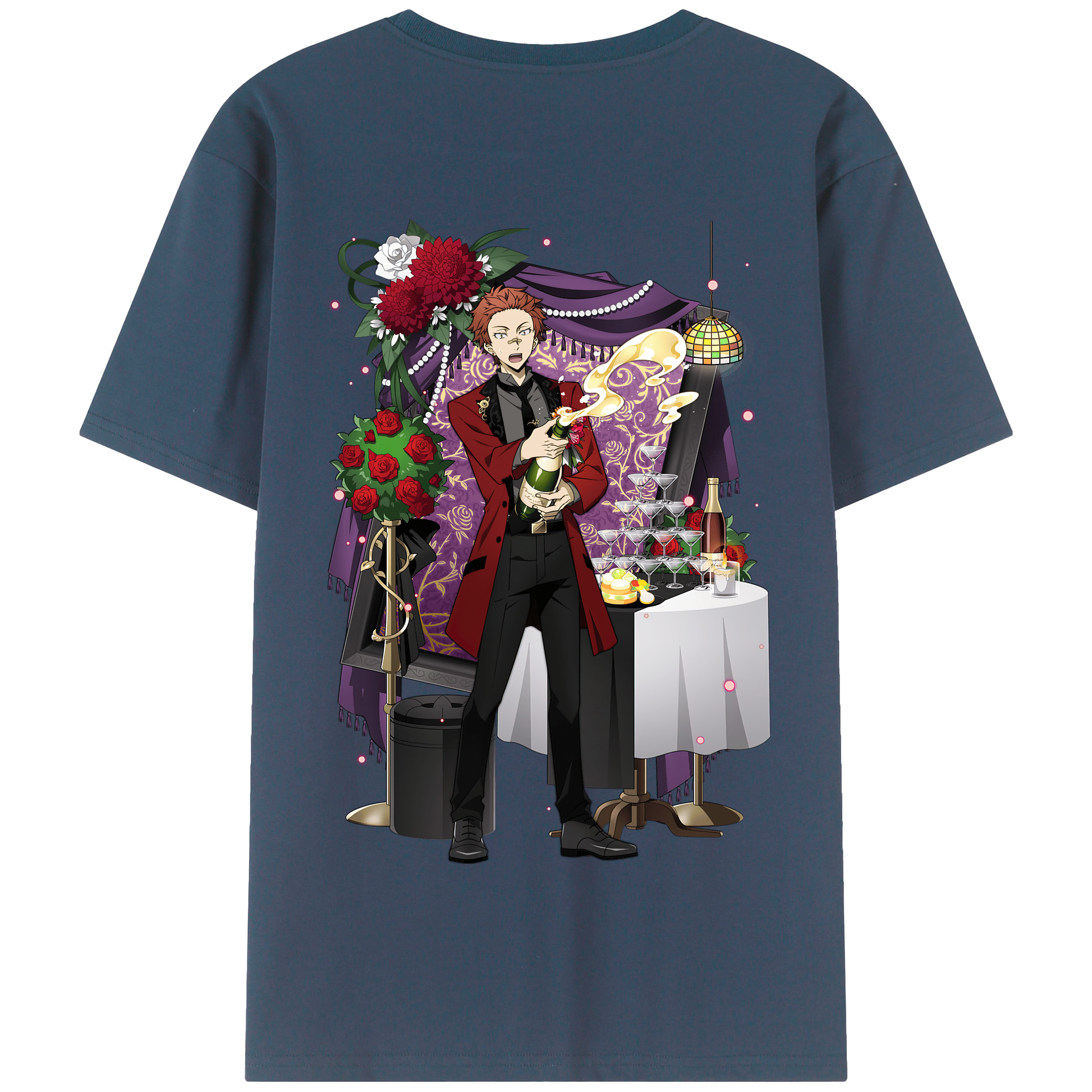 （画像用） 文豪ストレイドッグス Bungo Stray Dogs 綿100％半袖Tシャツ（背面プリント）
