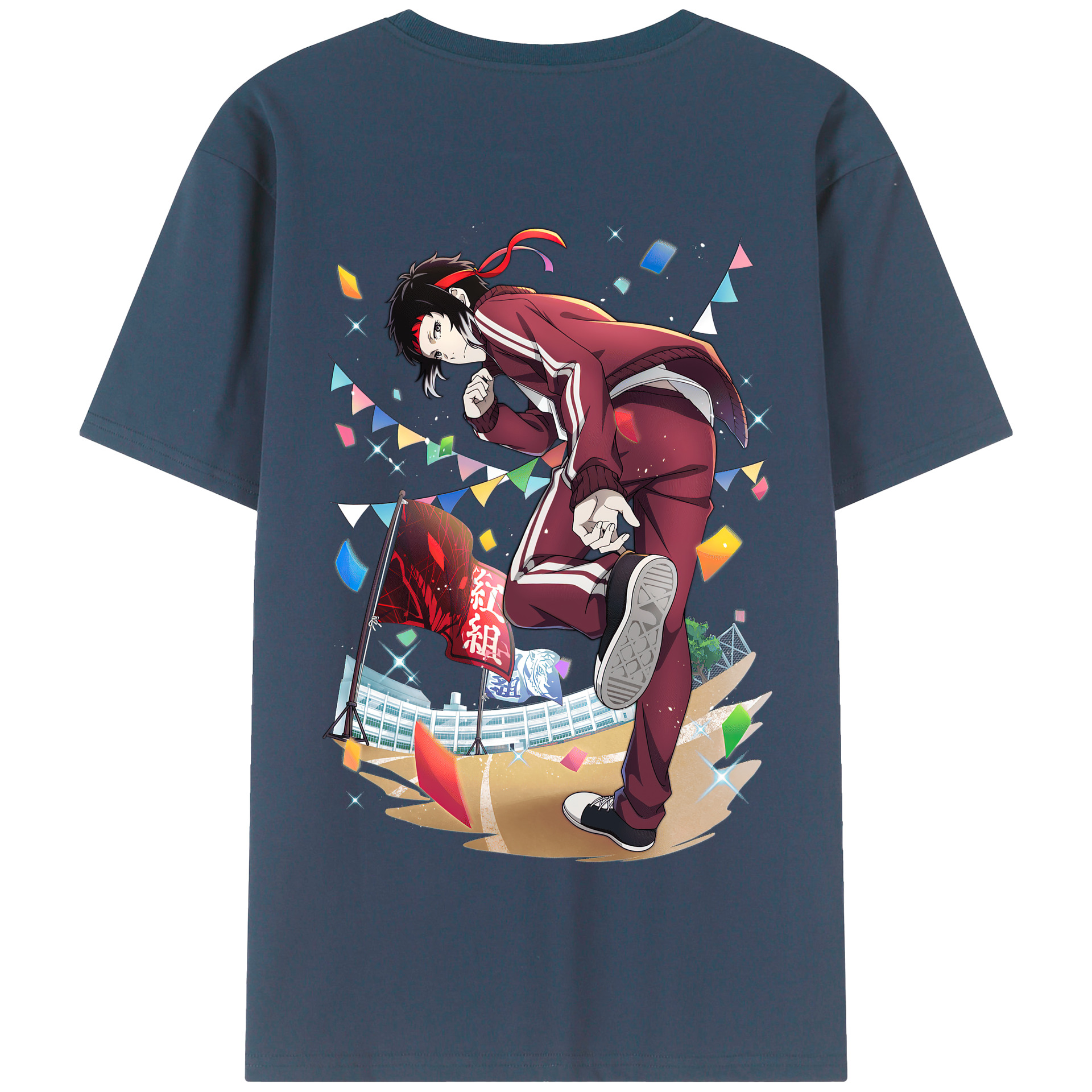 （画像用） 文豪ストレイドッグス Bungo Stray Dogs 綿100％半袖Tシャツ（背面プリント）