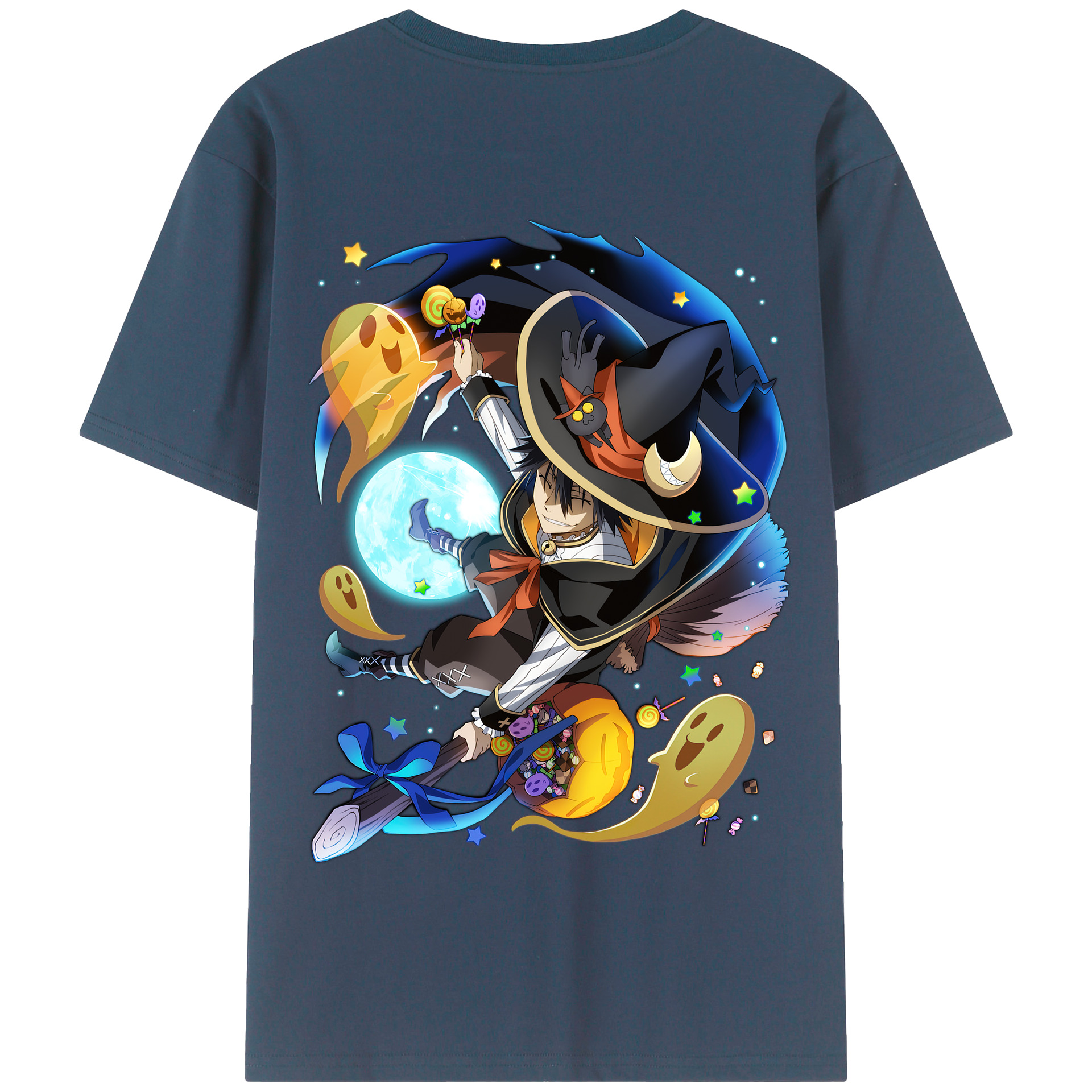 （画像用） 文豪ストレイドッグス Bungo Stray Dogs 綿100％半袖Tシャツ（背面プリント）