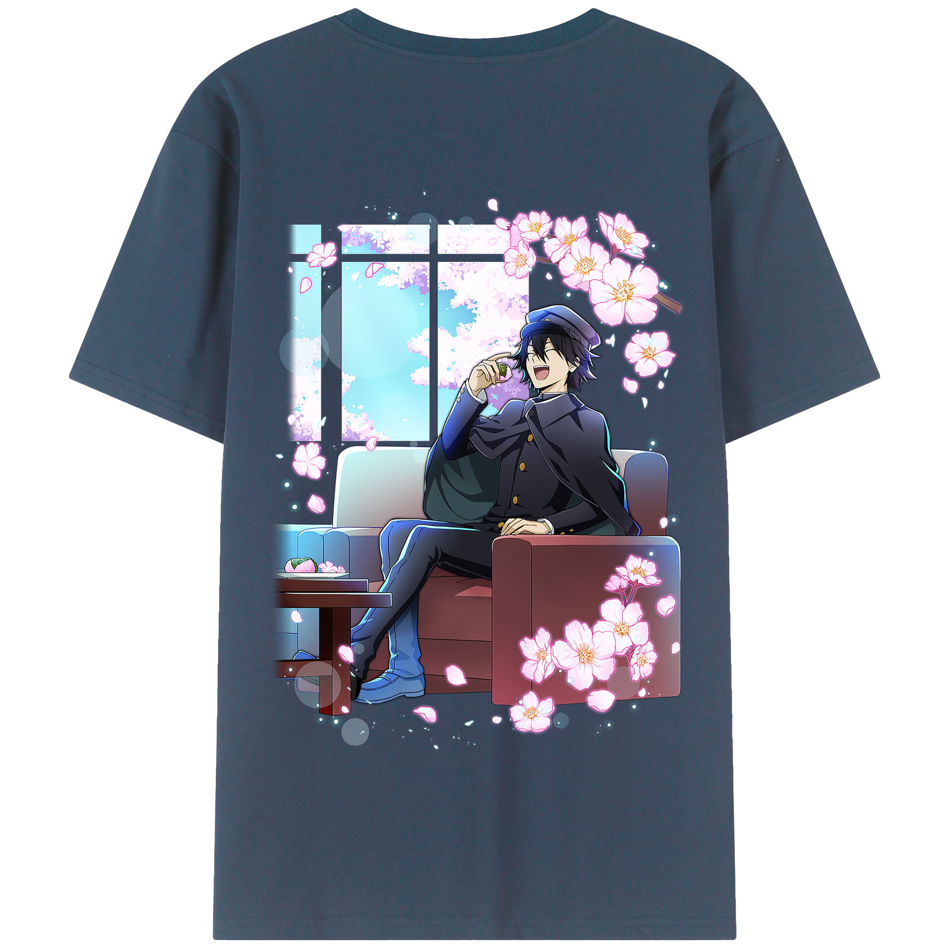 （画像用） 文豪ストレイドッグス Bungo Stray Dogs 綿100％半袖Tシャツ（背面プリント）