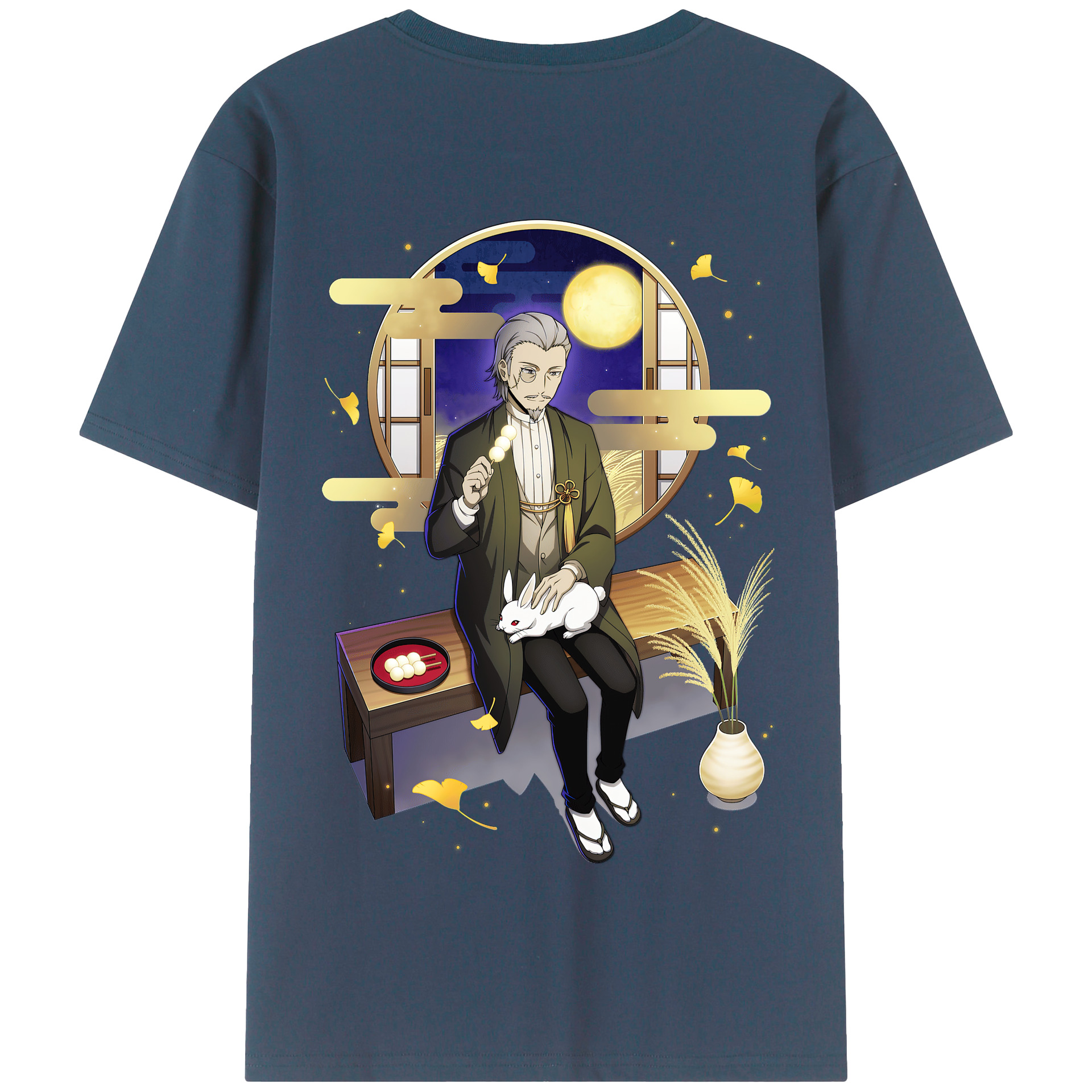 （画像用） 文豪ストレイドッグス Bungo Stray Dogs 綿100％半袖Tシャツ（背面プリント）