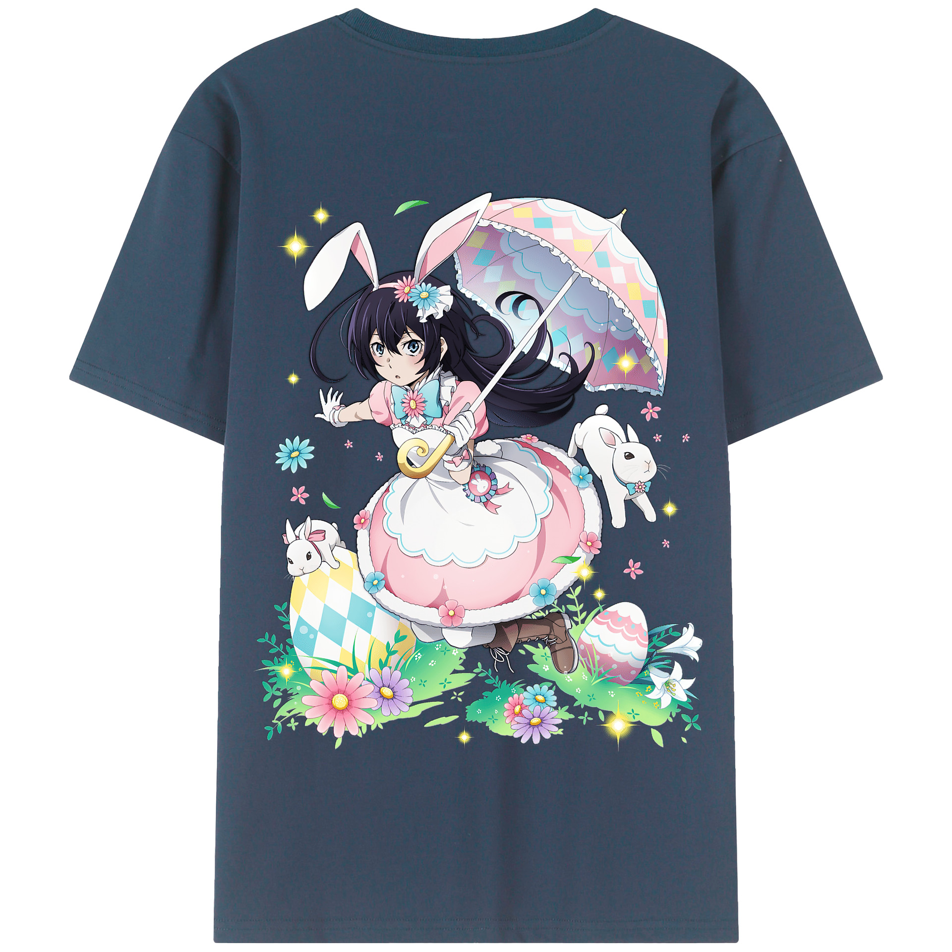 （画像用） 文豪ストレイドッグス Bungo Stray Dogs 綿100％半袖Tシャツ（背面プリント）