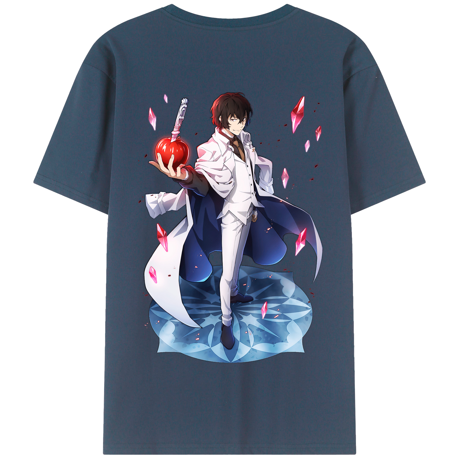 （画像用） 文豪ストレイドッグス Bungo Stray Dogs 綿100％半袖Tシャツ（背面プリント）