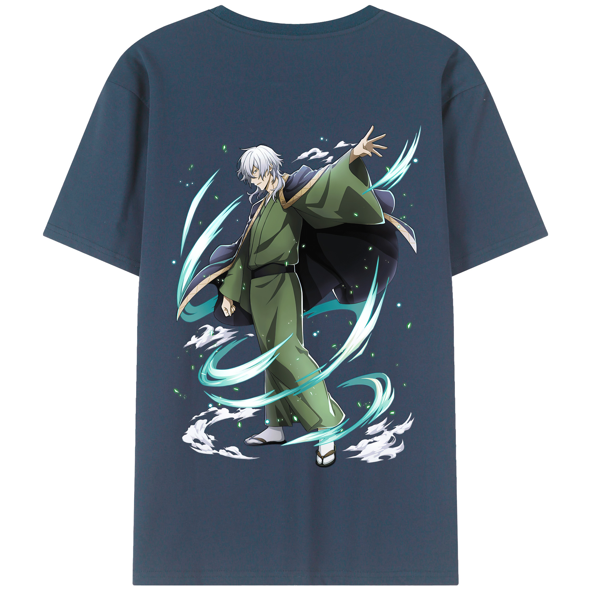 （画像用） 文豪ストレイドッグス Bungo Stray Dogs 綿100％半袖Tシャツ（背面プリント）