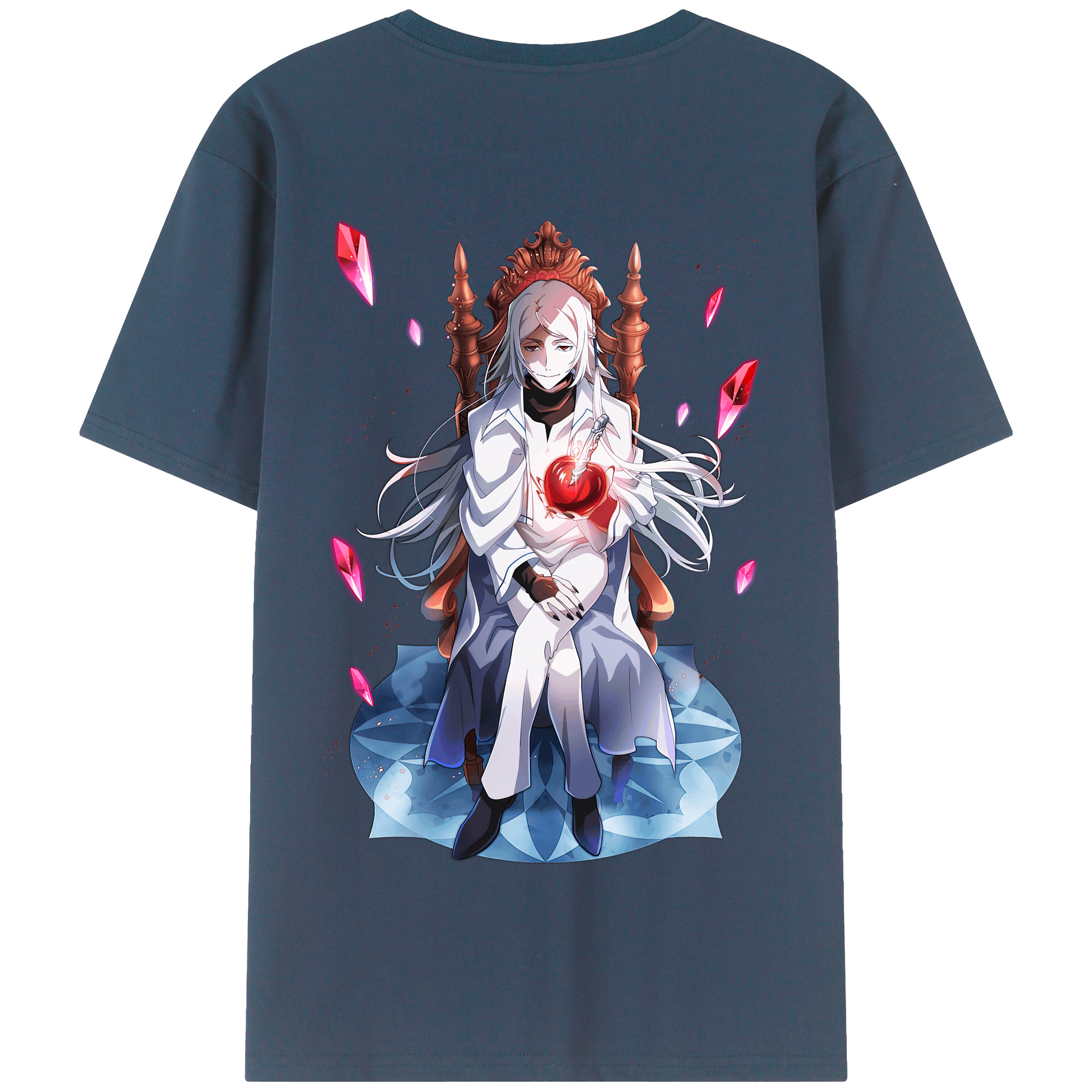 （画像用） 文豪ストレイドッグス Bungo Stray Dogs 綿100％半袖Tシャツ（背面プリント）