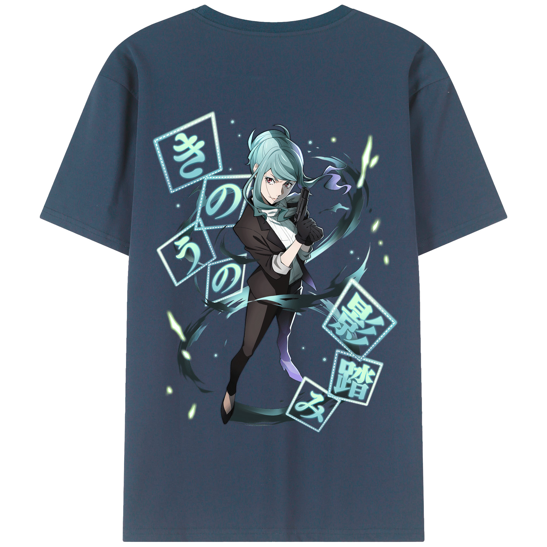 （画像用） 文豪ストレイドッグス Bungo Stray Dogs 綿100％半袖Tシャツ（背面プリント）