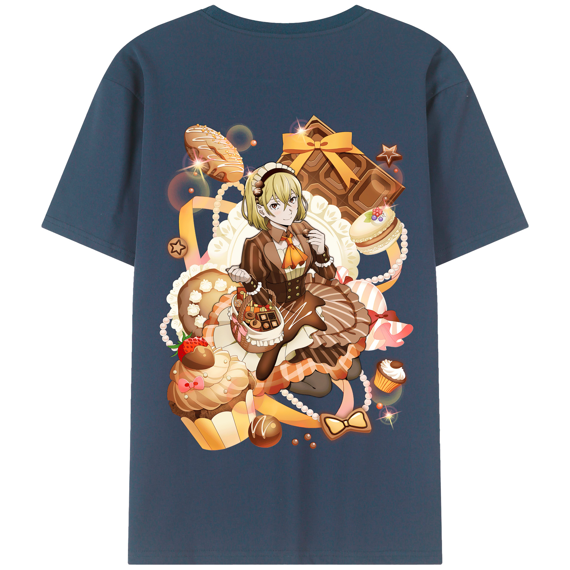 （画像用） 文豪ストレイドッグス Bungo Stray Dogs 綿100％半袖Tシャツ（背面プリント）