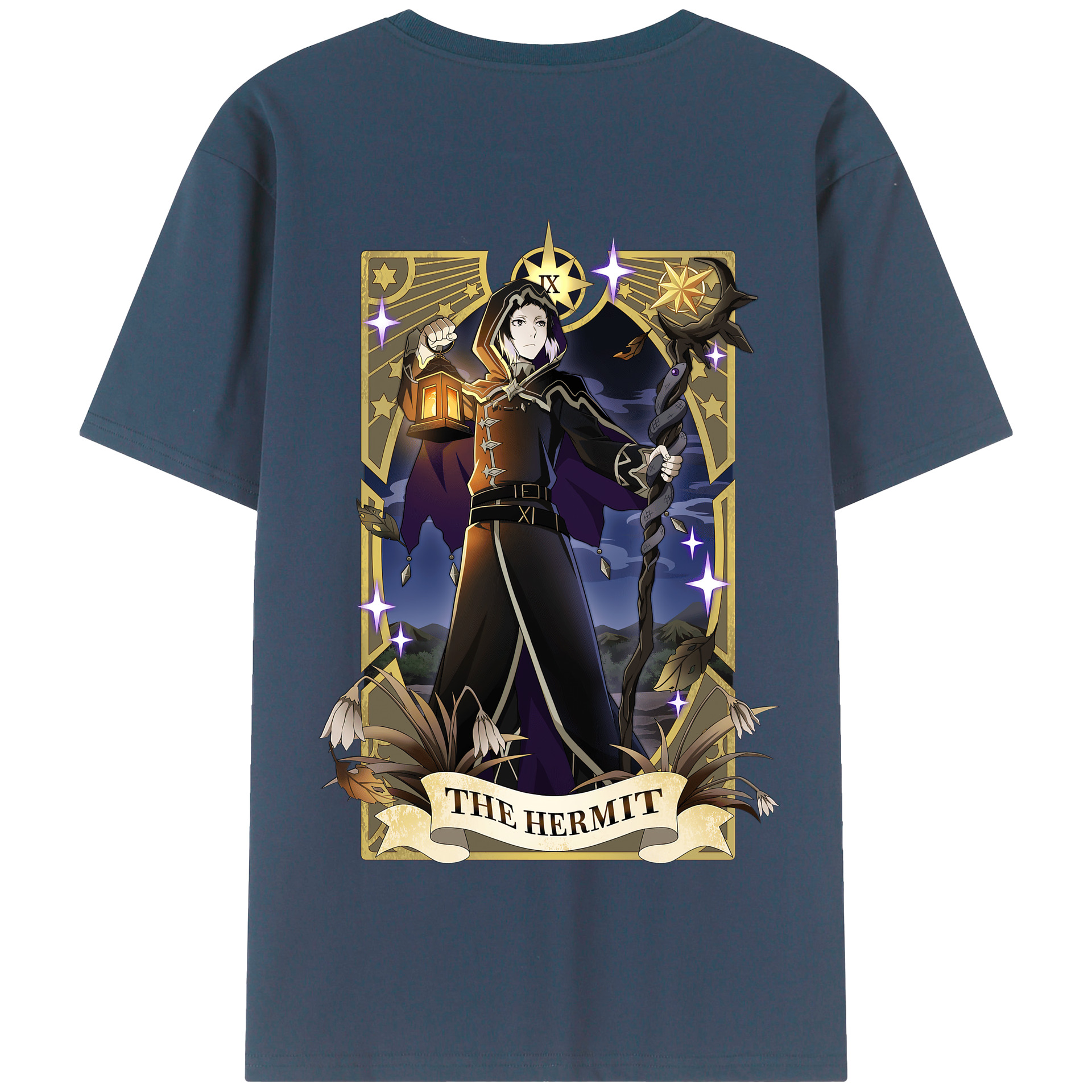 （画像用） 文豪ストレイドッグス Bungo Stray Dogs 綿100％半袖Tシャツ（背面プリント）