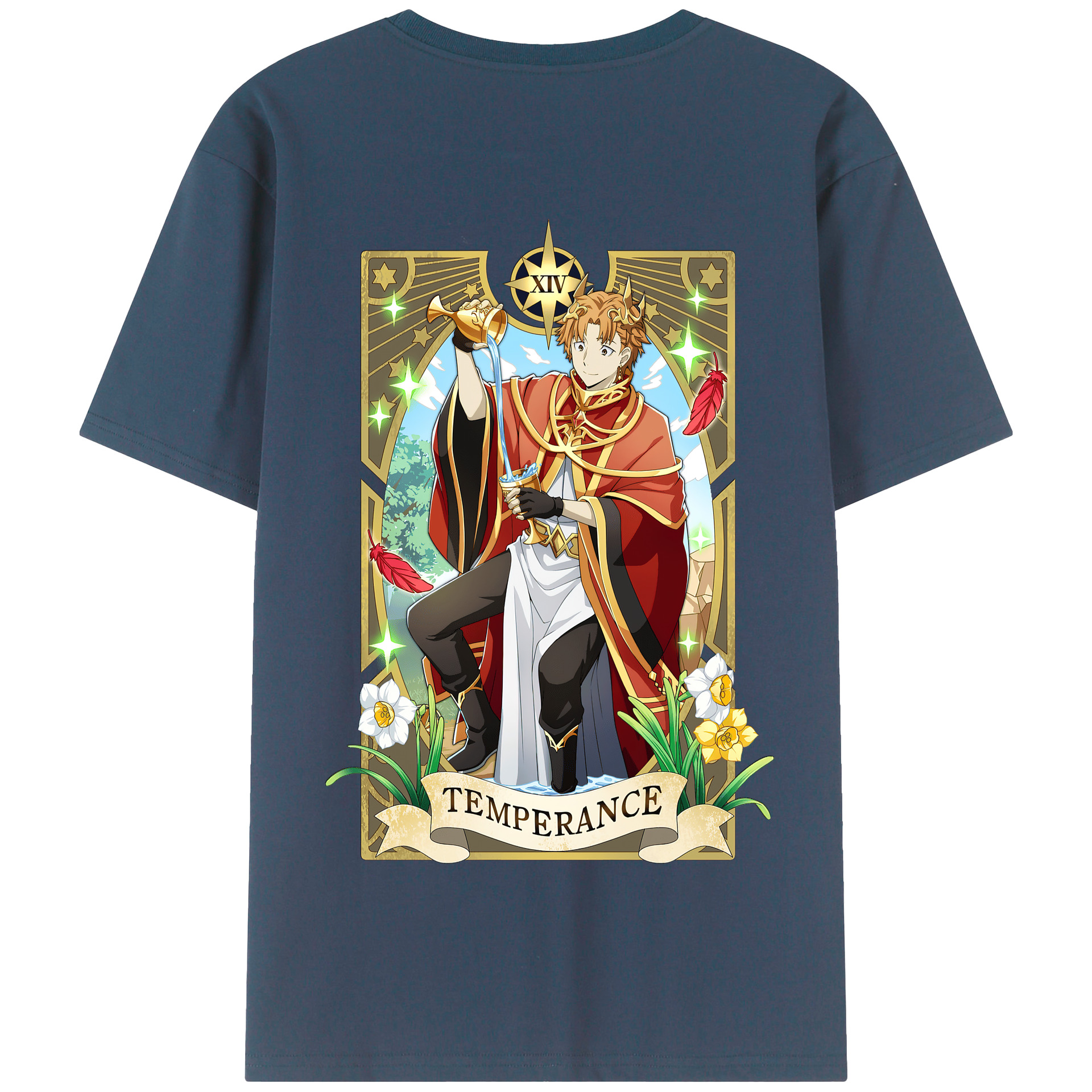 （画像用） 文豪ストレイドッグス Bungo Stray Dogs 綿100％半袖Tシャツ（背面プリント）