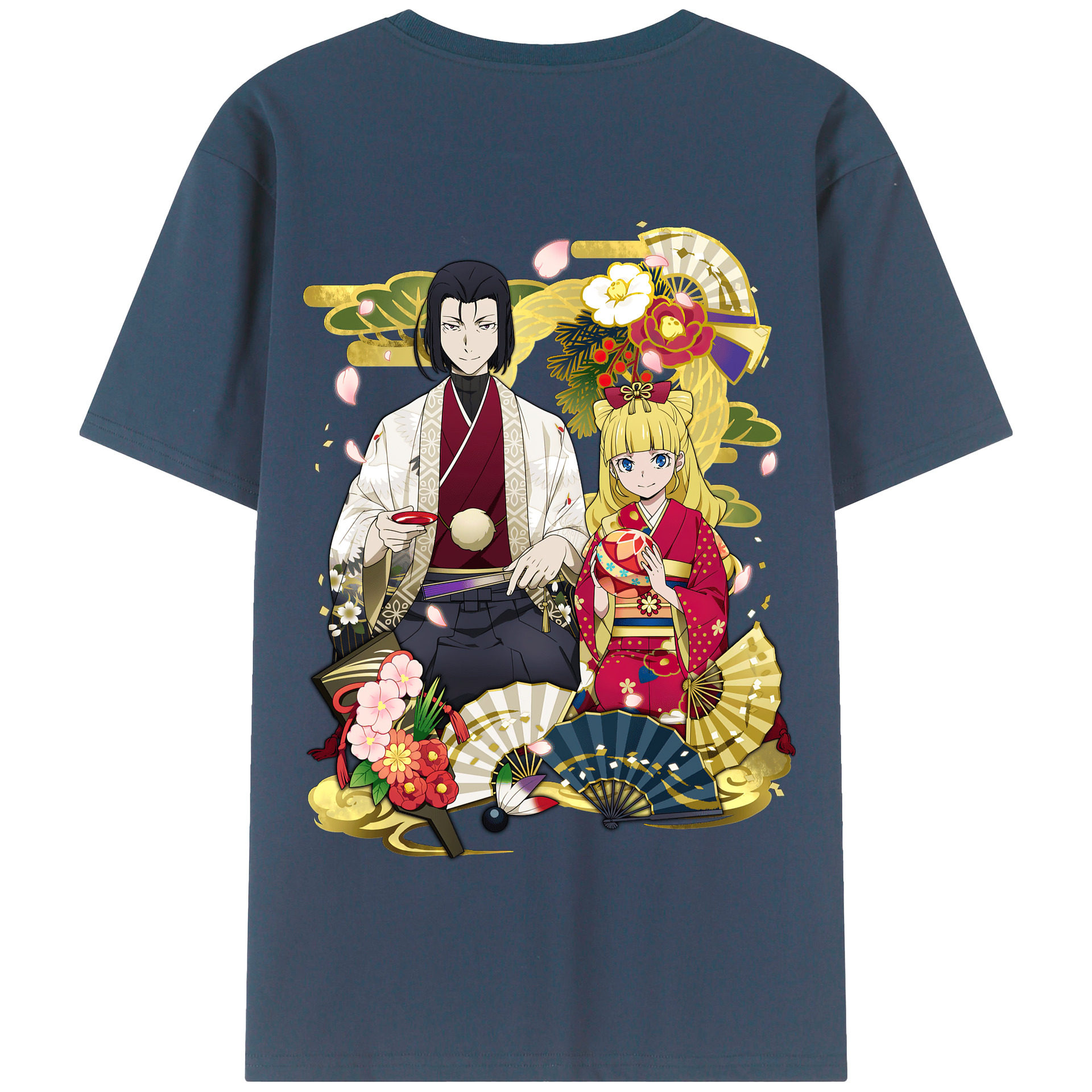 （画像用） 文豪ストレイドッグス Bungo Stray Dogs 綿100％半袖Tシャツ（背面プリント）
