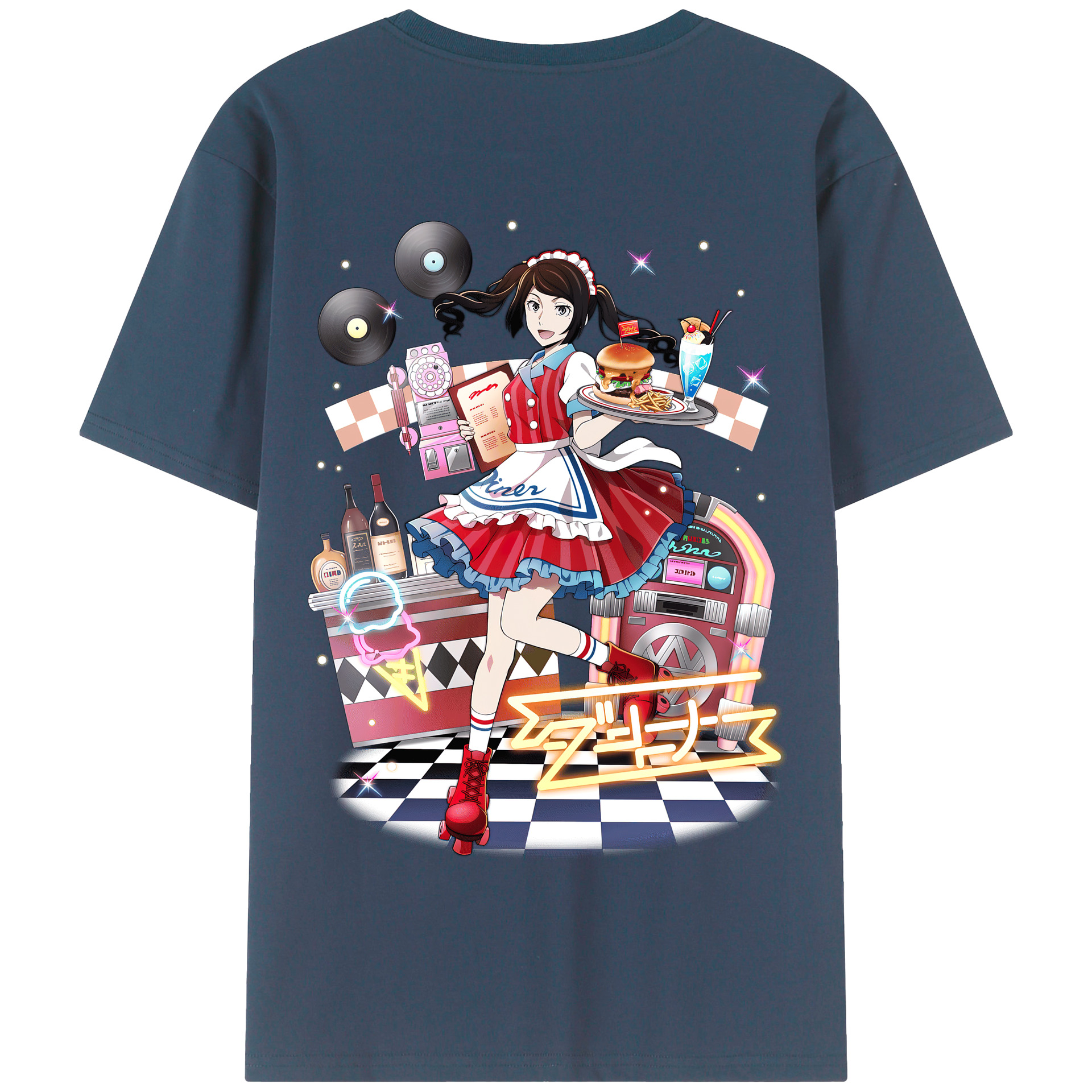 （画像用） 文豪ストレイドッグス Bungo Stray Dogs 綿100％半袖Tシャツ（背面プリント）