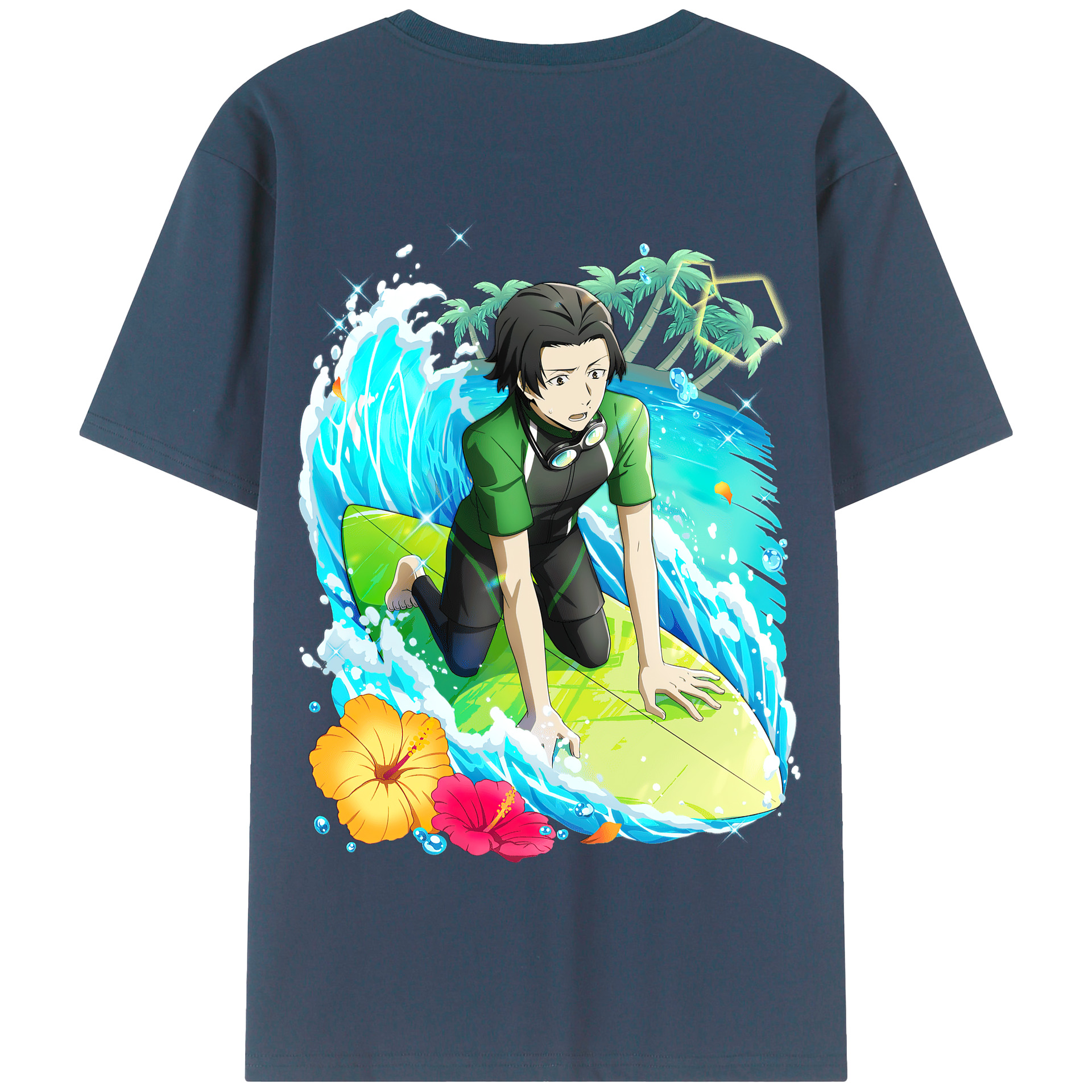 （画像用） 文豪ストレイドッグス Bungo Stray Dogs 綿100％半袖Tシャツ（背面プリント）