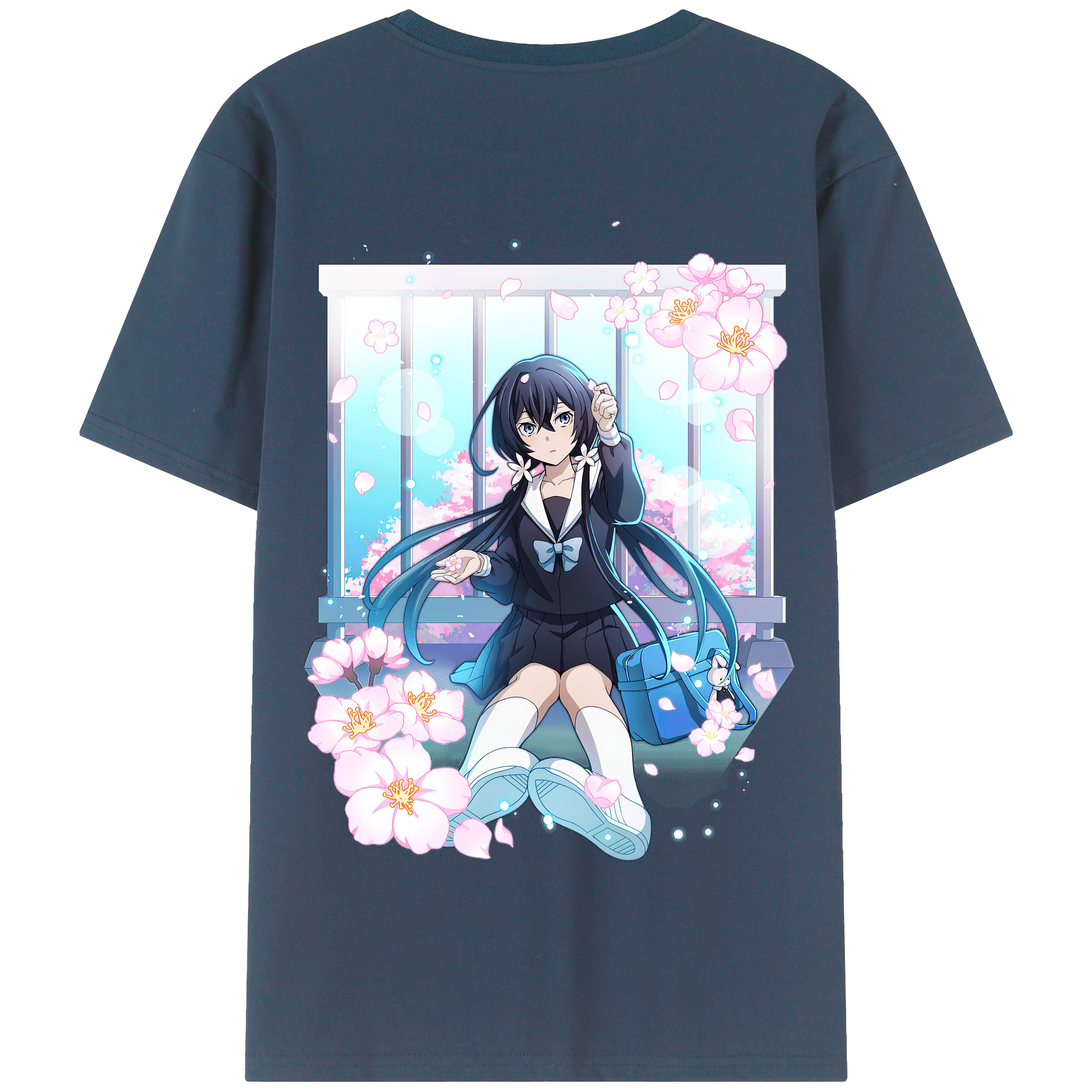（画像用） 文豪ストレイドッグス Bungo Stray Dogs 綿100％半袖Tシャツ（背面プリント）
