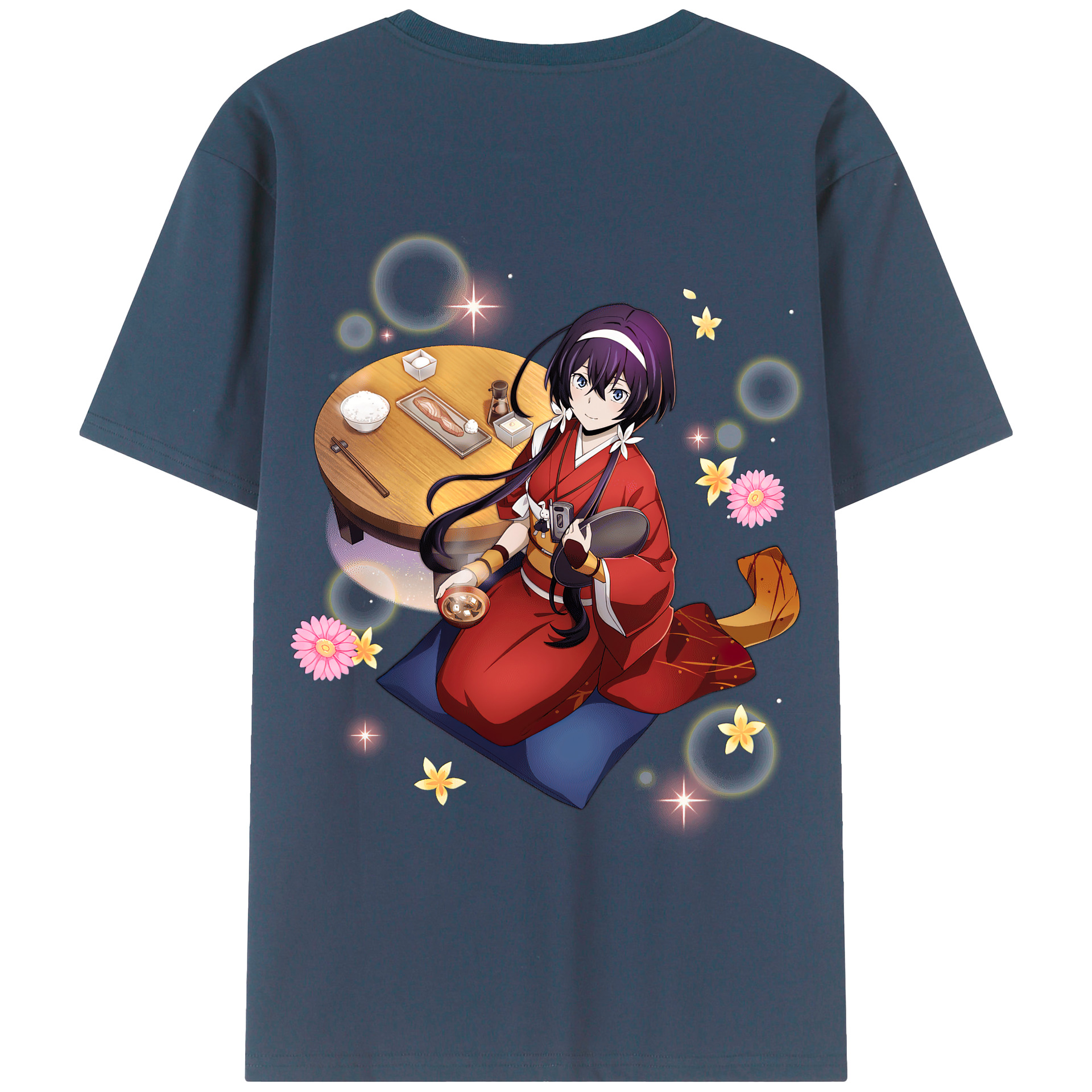 （画像用） 文豪ストレイドッグス Bungo Stray Dogs 綿100％半袖Tシャツ（背面プリント）