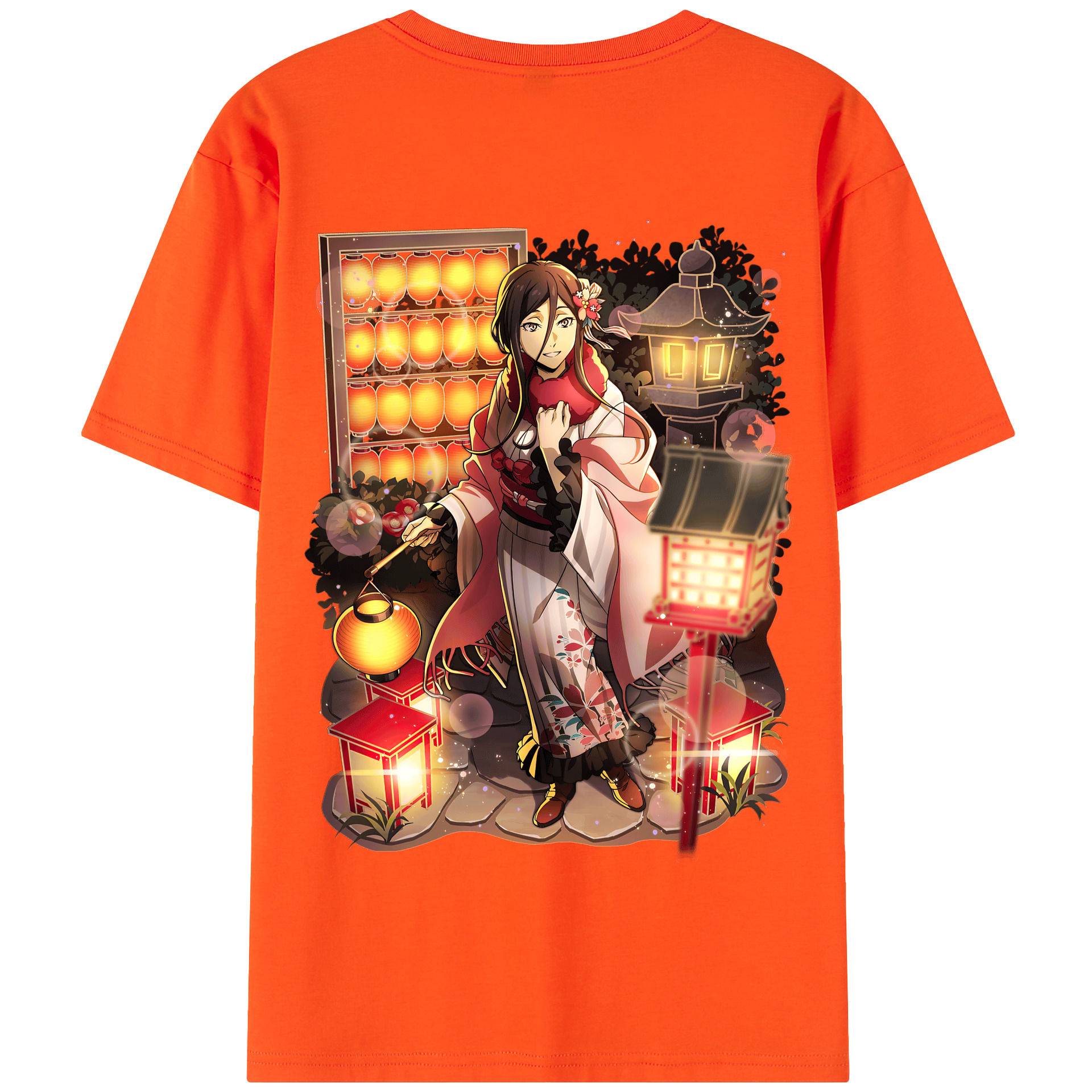 （画像用） 文豪ストレイドッグス Bungo Stray Dogs 綿100％半袖Tシャツ（背面プリント）