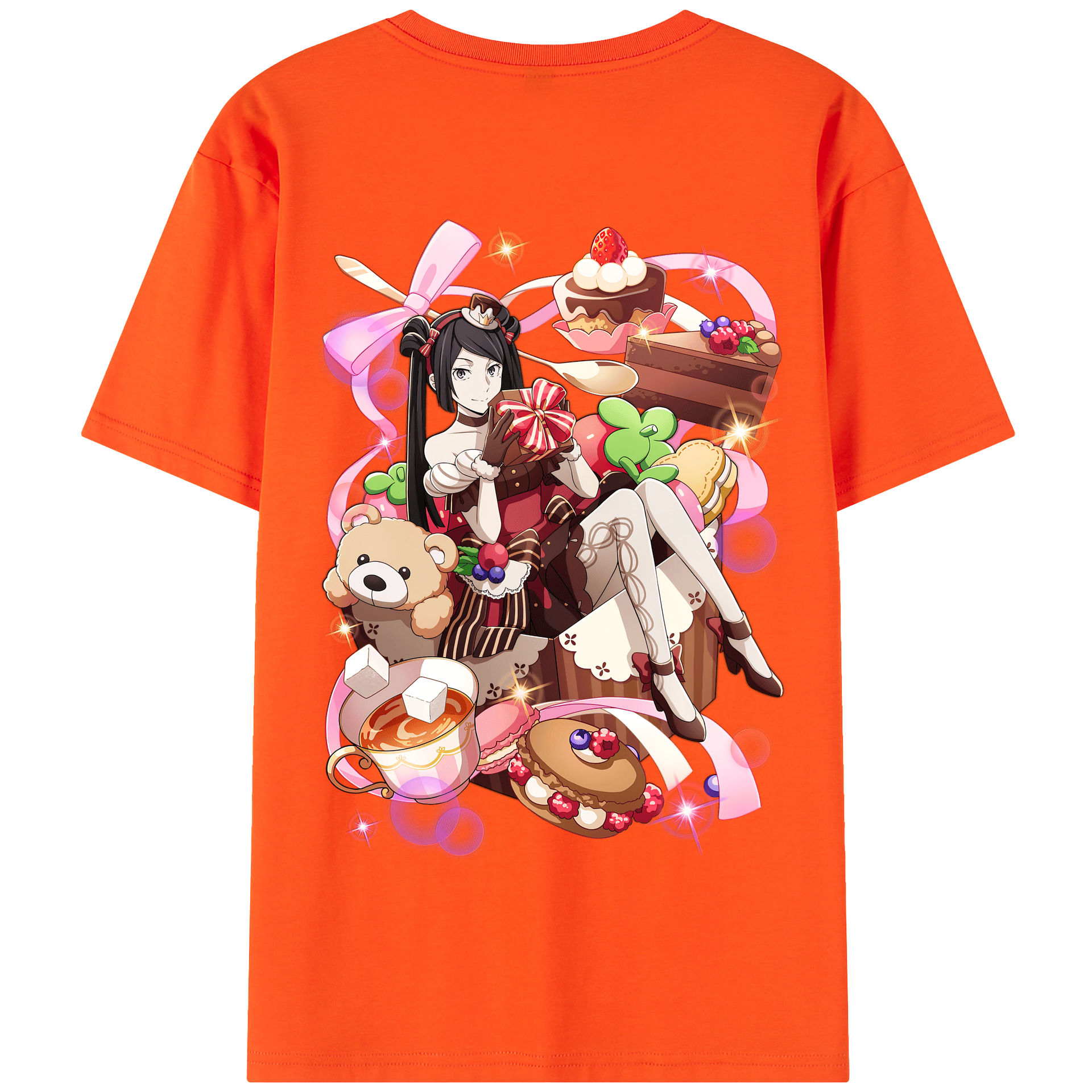 （画像用） 文豪ストレイドッグス Bungo Stray Dogs 綿100％半袖Tシャツ（背面プリント）