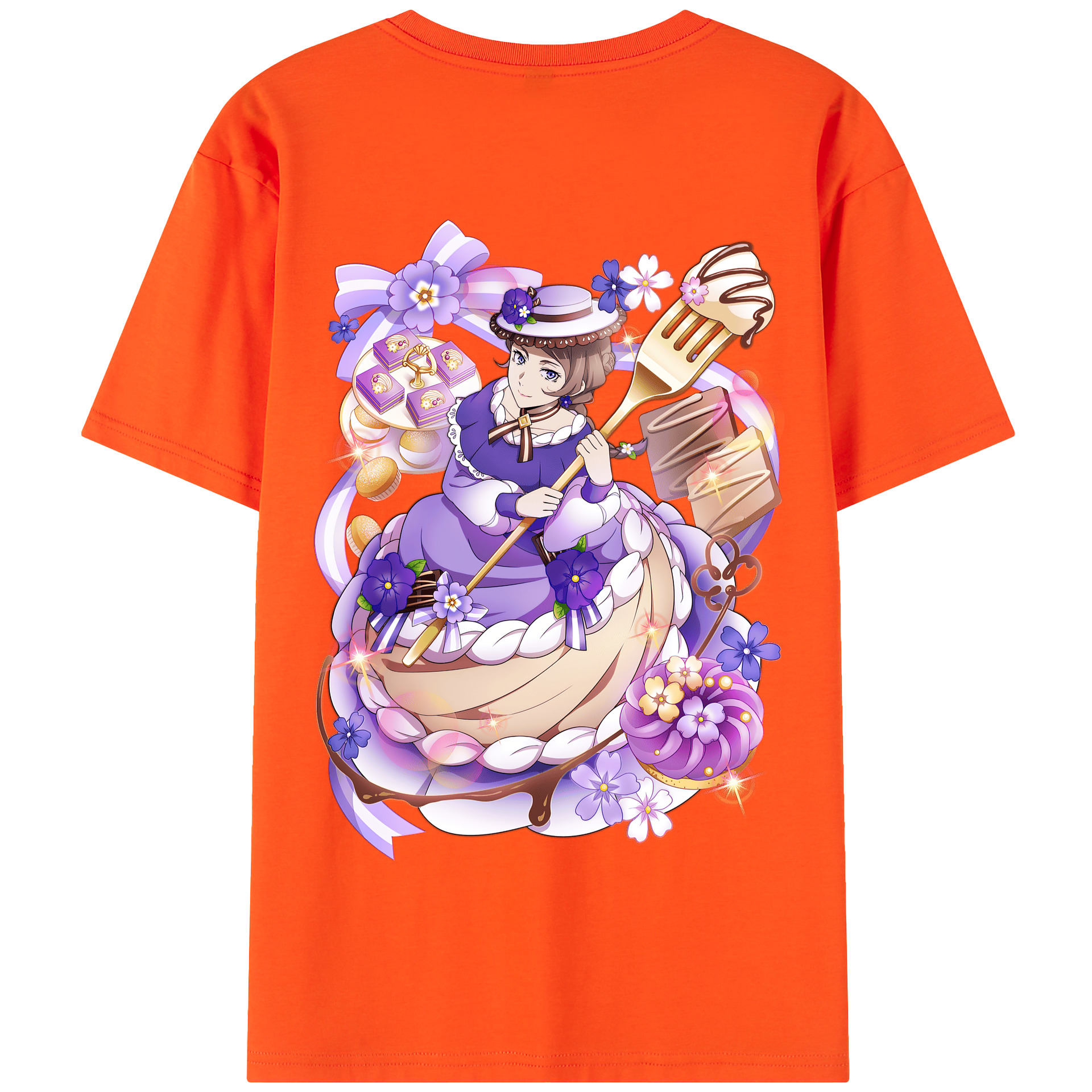 （画像用） 文豪ストレイドッグス Bungo Stray Dogs 綿100％半袖Tシャツ（背面プリント）