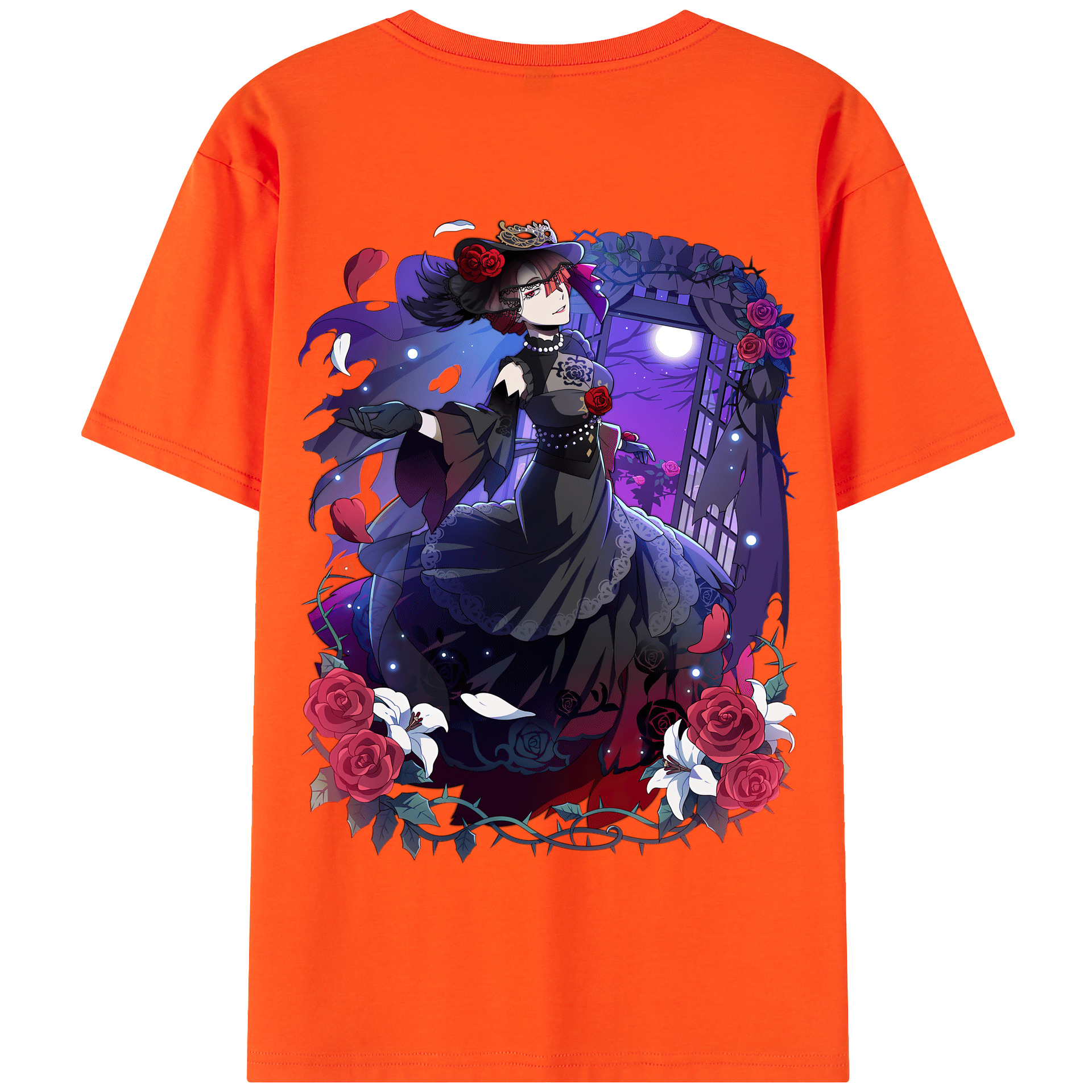 （画像用） 文豪ストレイドッグス Bungo Stray Dogs 綿100％半袖Tシャツ（背面プリント）