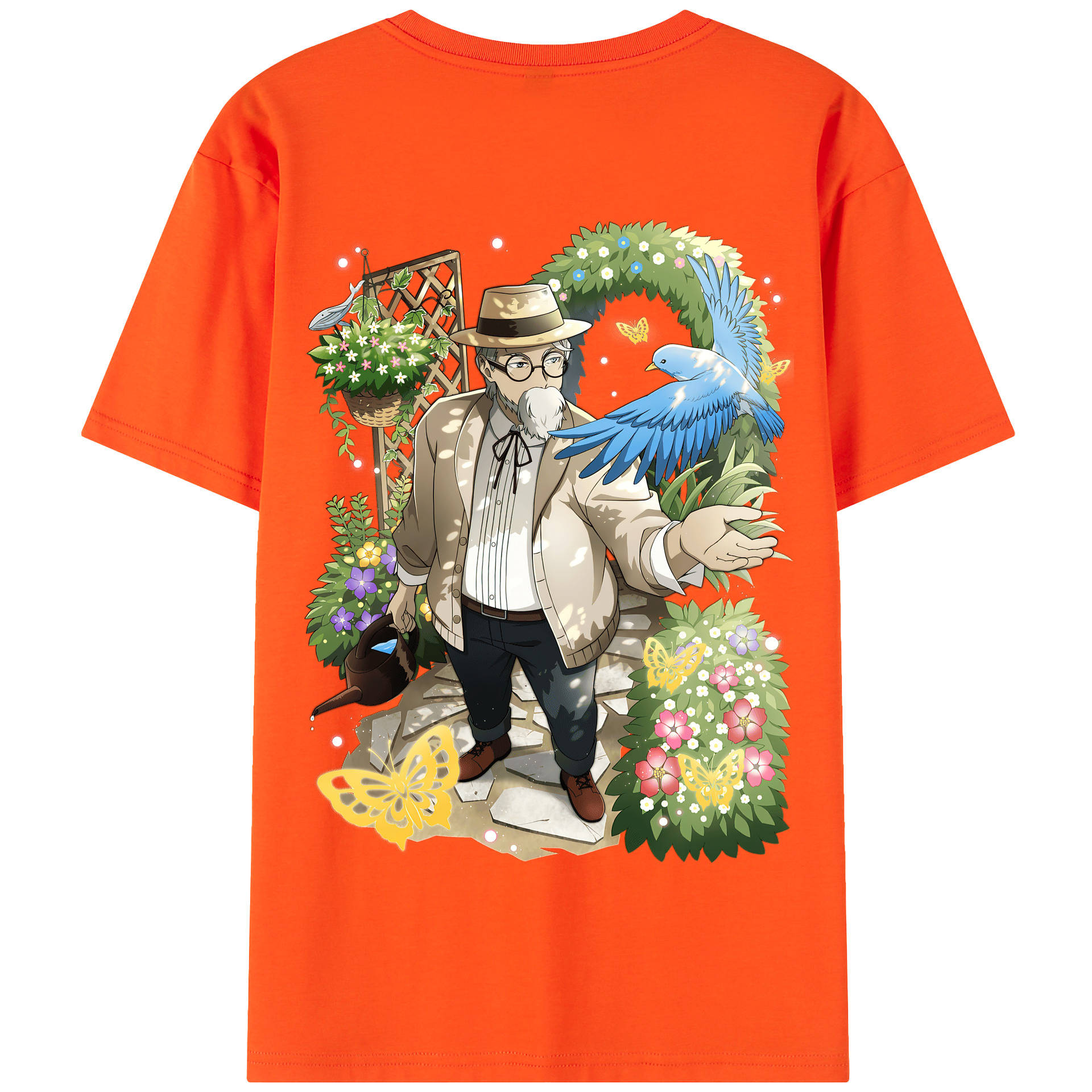 （画像用） 文豪ストレイドッグス Bungo Stray Dogs 綿100％半袖Tシャツ（背面プリント）