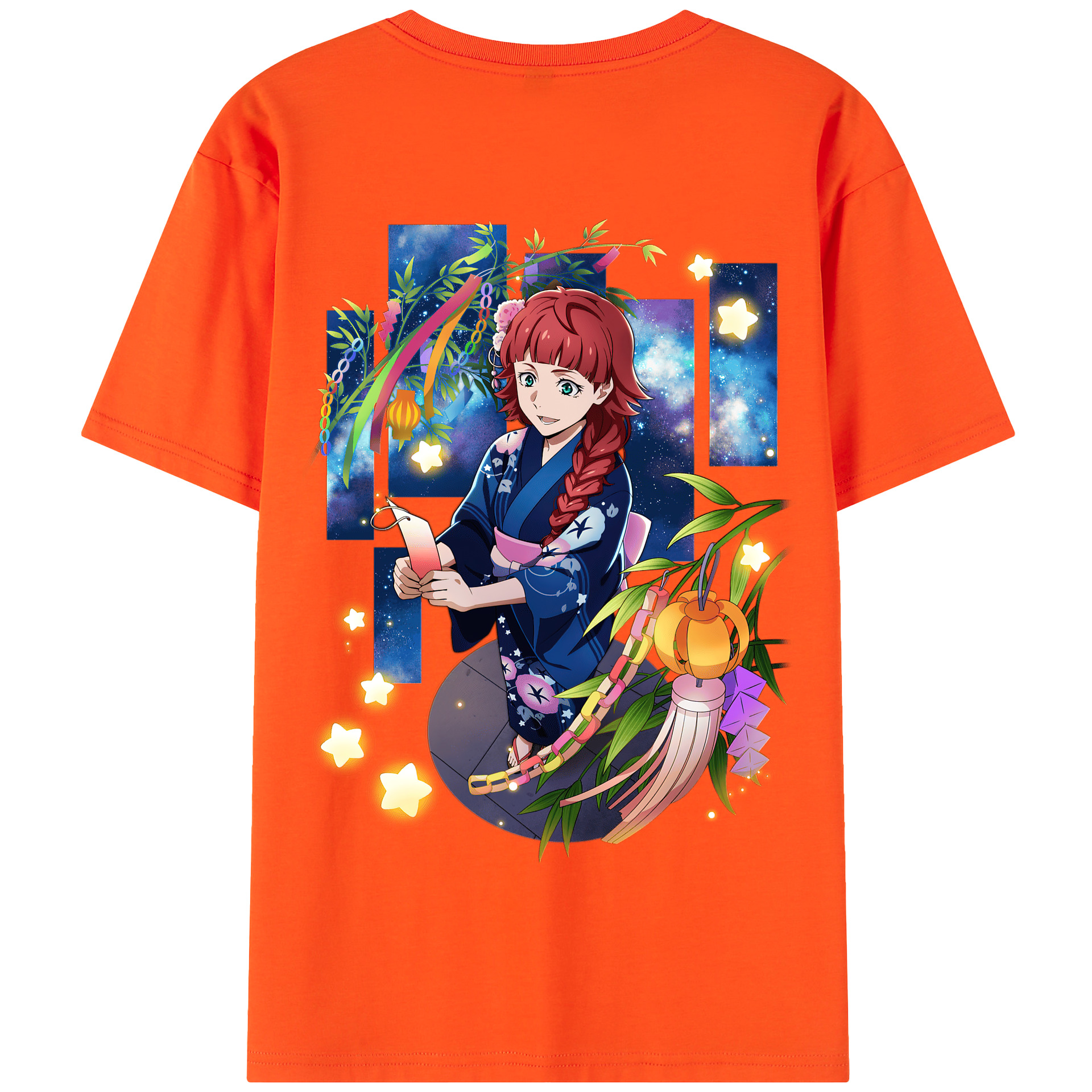 （画像用） 文豪ストレイドッグス Bungo Stray Dogs 綿100％半袖Tシャツ（背面プリント）