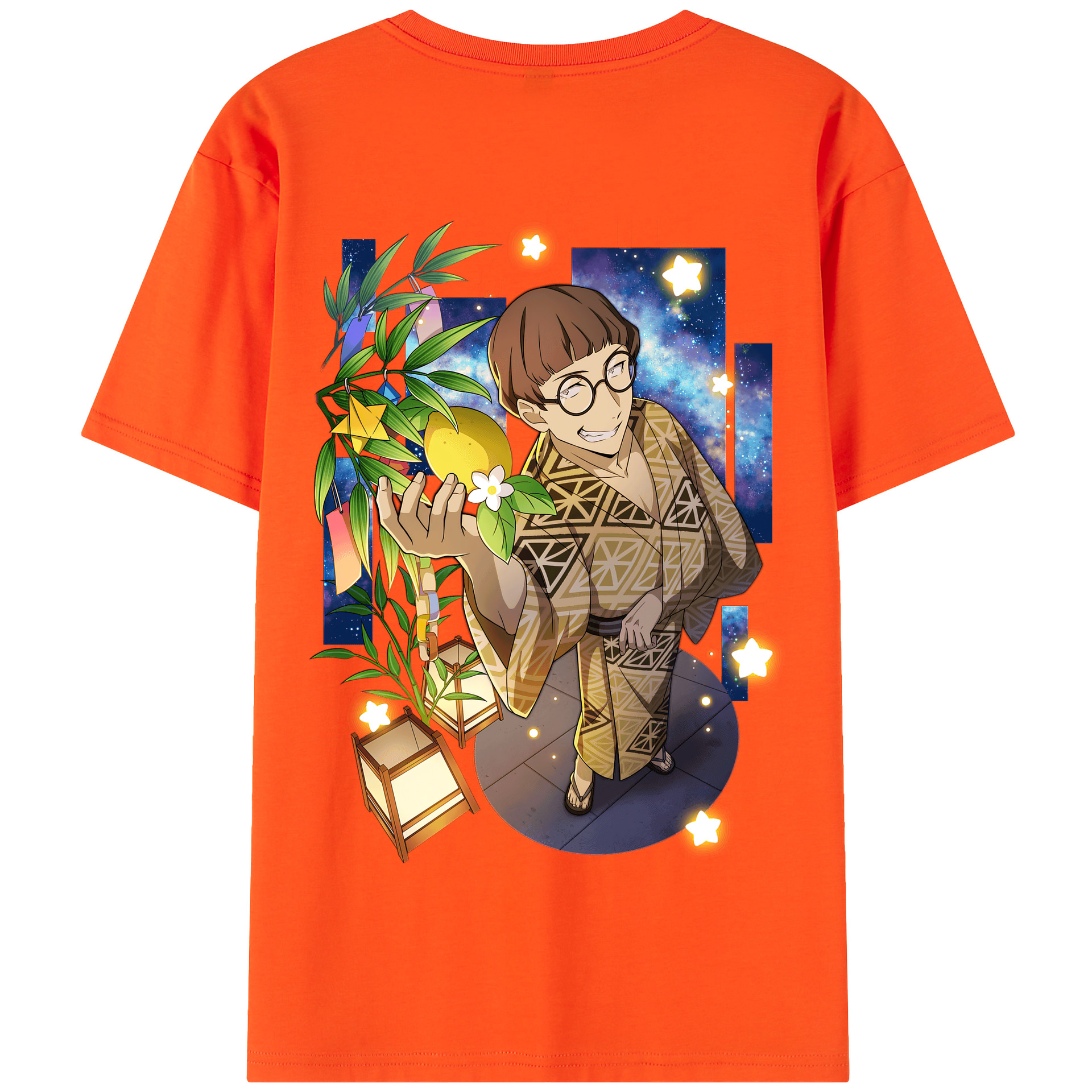 （画像用） 文豪ストレイドッグス Bungo Stray Dogs 綿100％半袖Tシャツ（背面プリント）