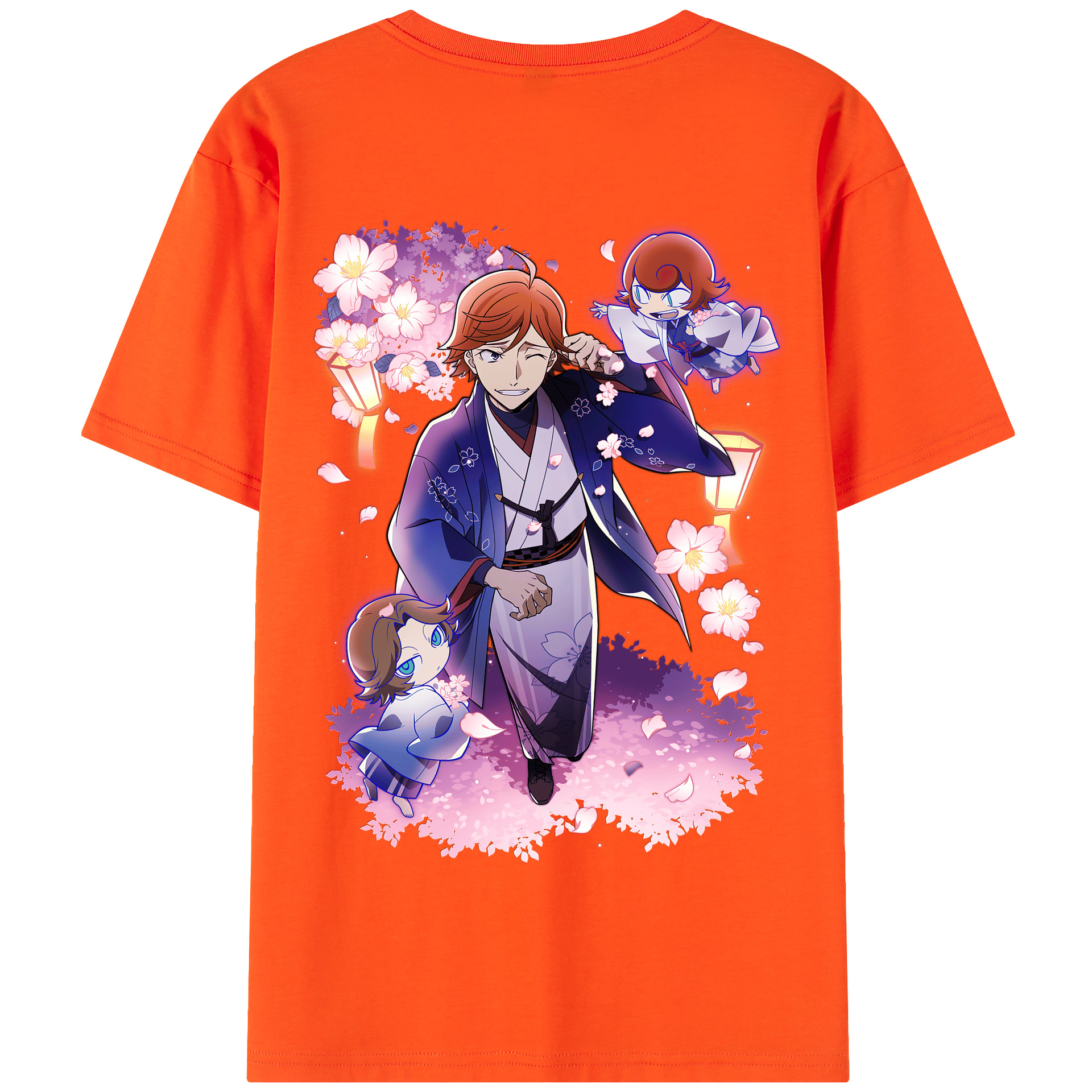 （画像用） 文豪ストレイドッグス Bungo Stray Dogs 綿100％半袖Tシャツ（背面プリント）