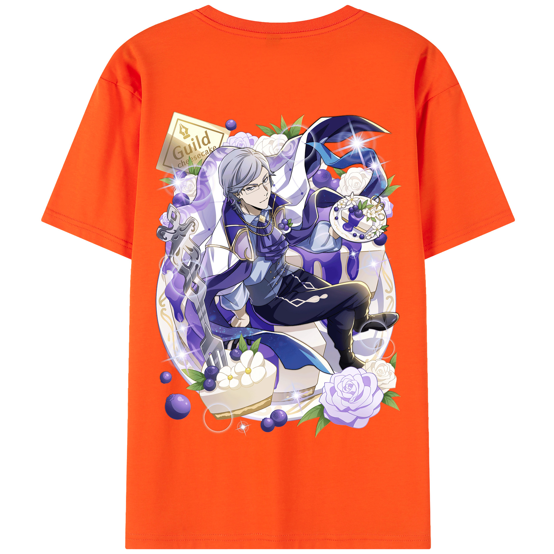 （画像用） 文豪ストレイドッグス Bungo Stray Dogs 綿100％半袖Tシャツ（背面プリント）