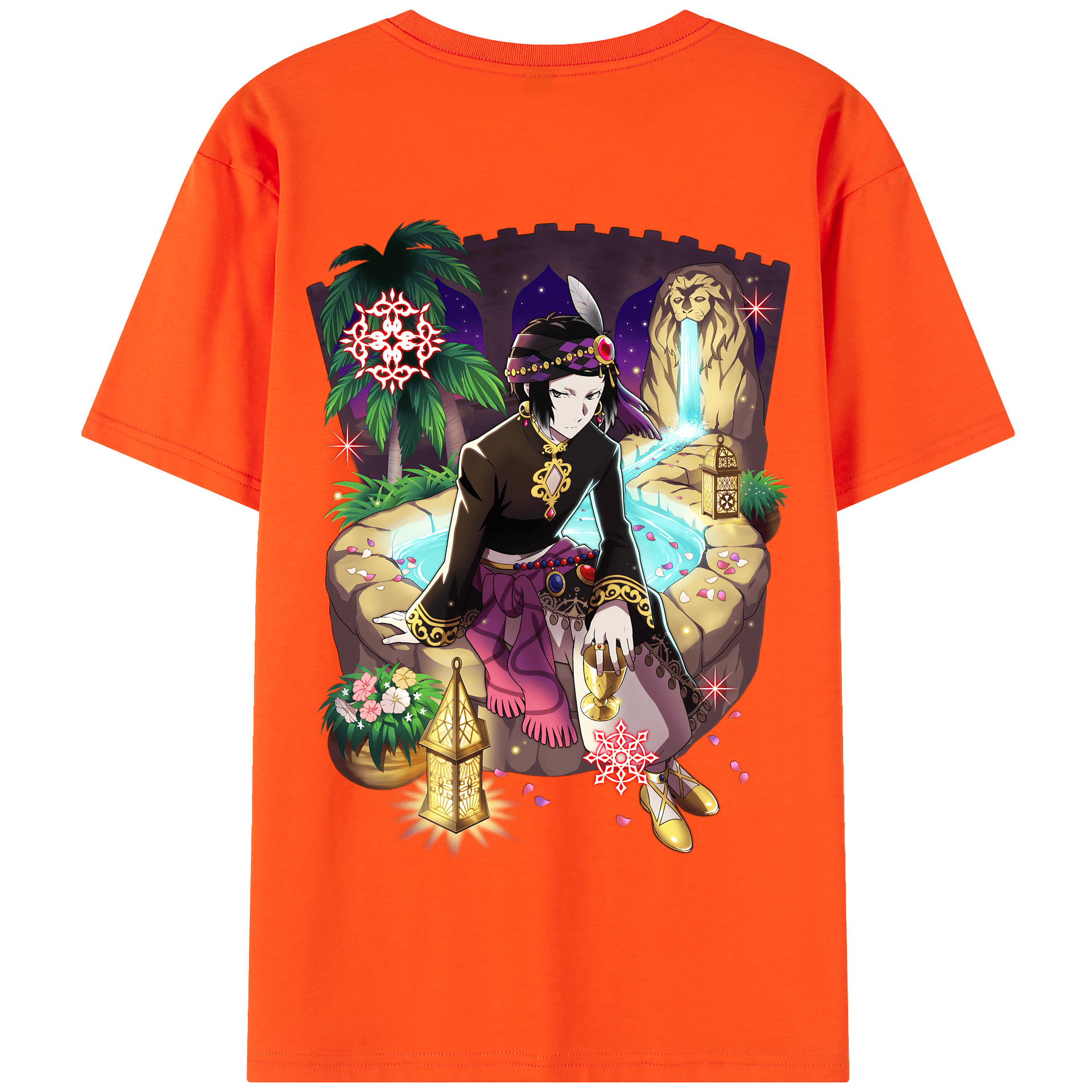 （画像用） 文豪ストレイドッグス Bungo Stray Dogs 綿100％半袖Tシャツ（背面プリント）
