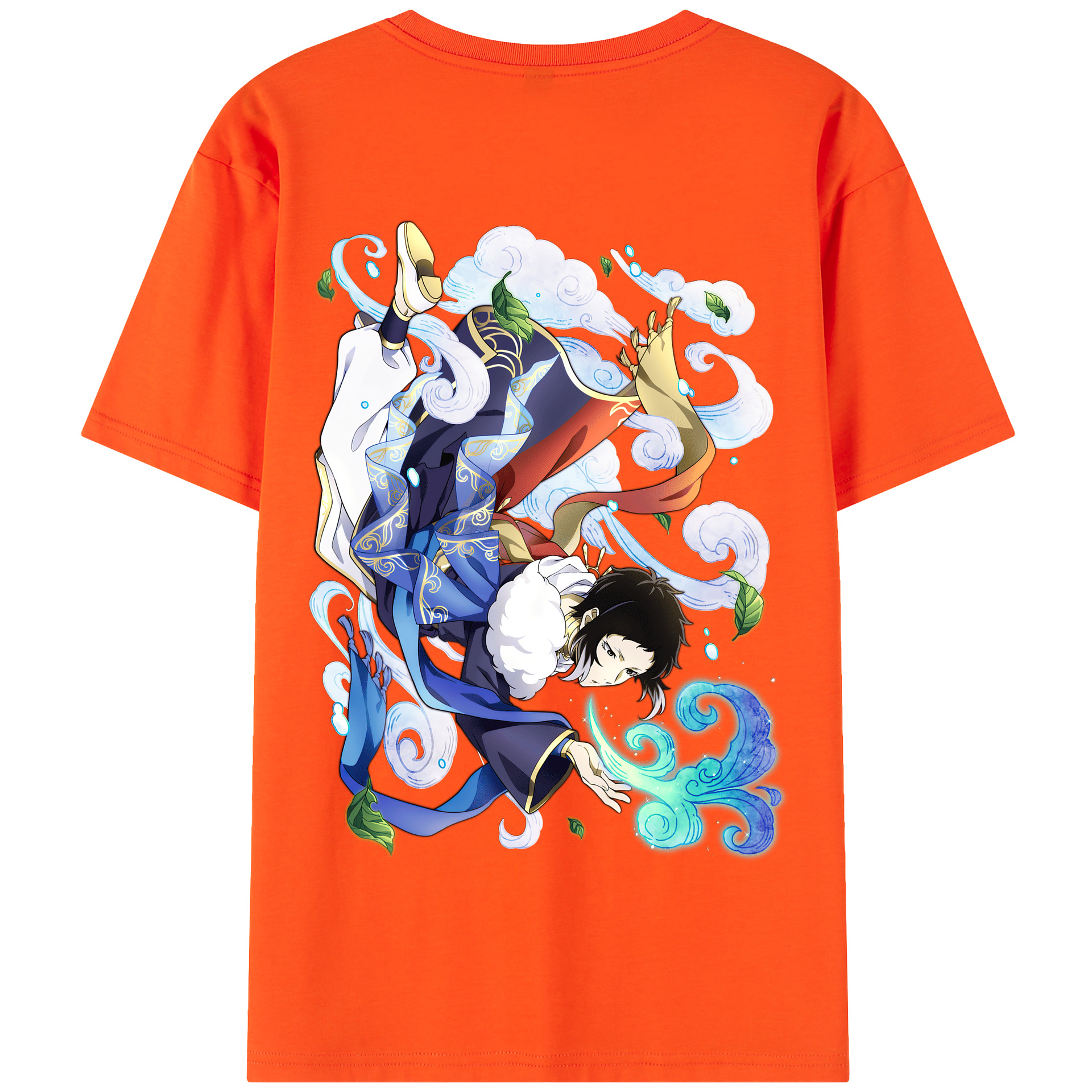 （画像用） 文豪ストレイドッグス Bungo Stray Dogs 綿100％半袖Tシャツ（背面プリント）