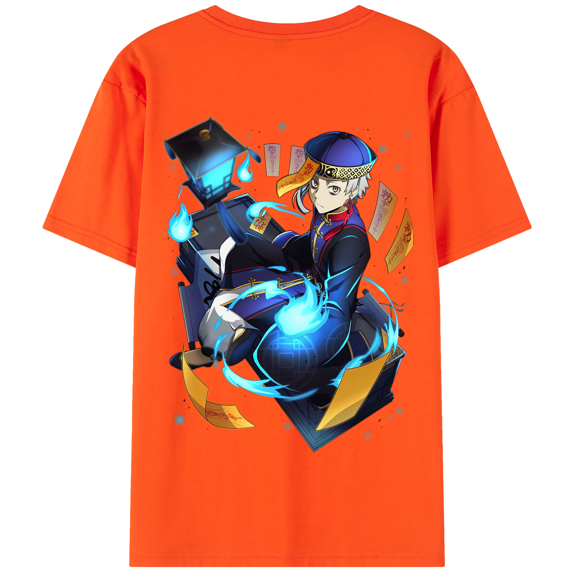 （画像用） 文豪ストレイドッグス Bungo Stray Dogs 綿100％半袖Tシャツ（背面プリント）