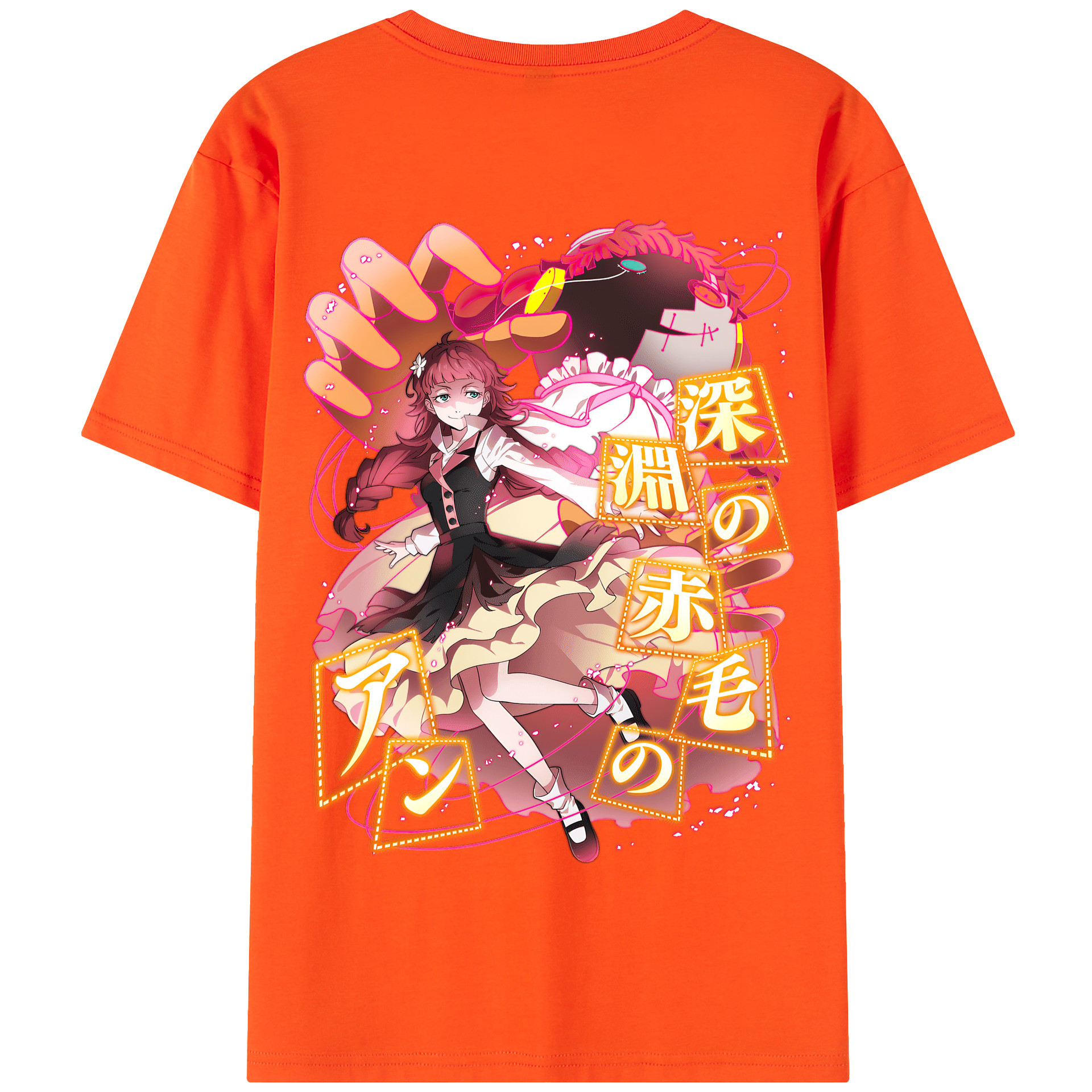 （画像用） 文豪ストレイドッグス Bungo Stray Dogs 綿100％半袖Tシャツ（背面プリント）