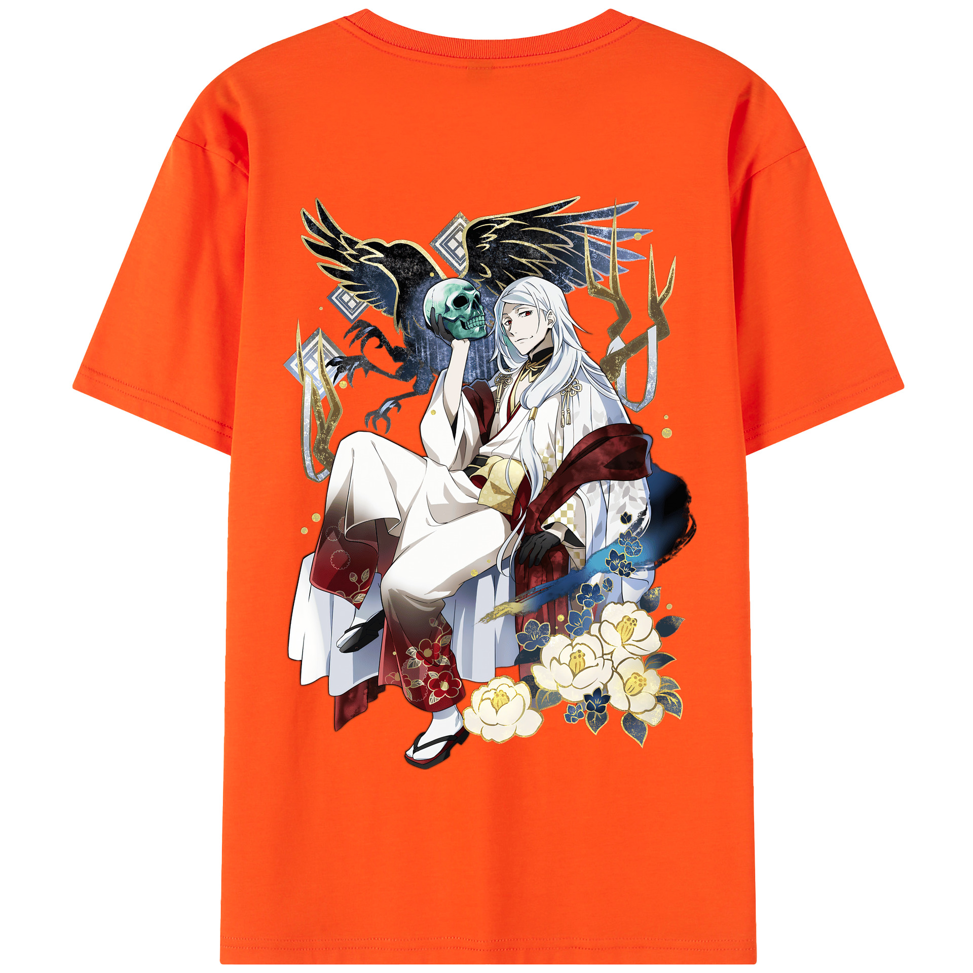 （画像用） 文豪ストレイドッグス Bungo Stray Dogs 綿100％半袖Tシャツ（背面プリント）