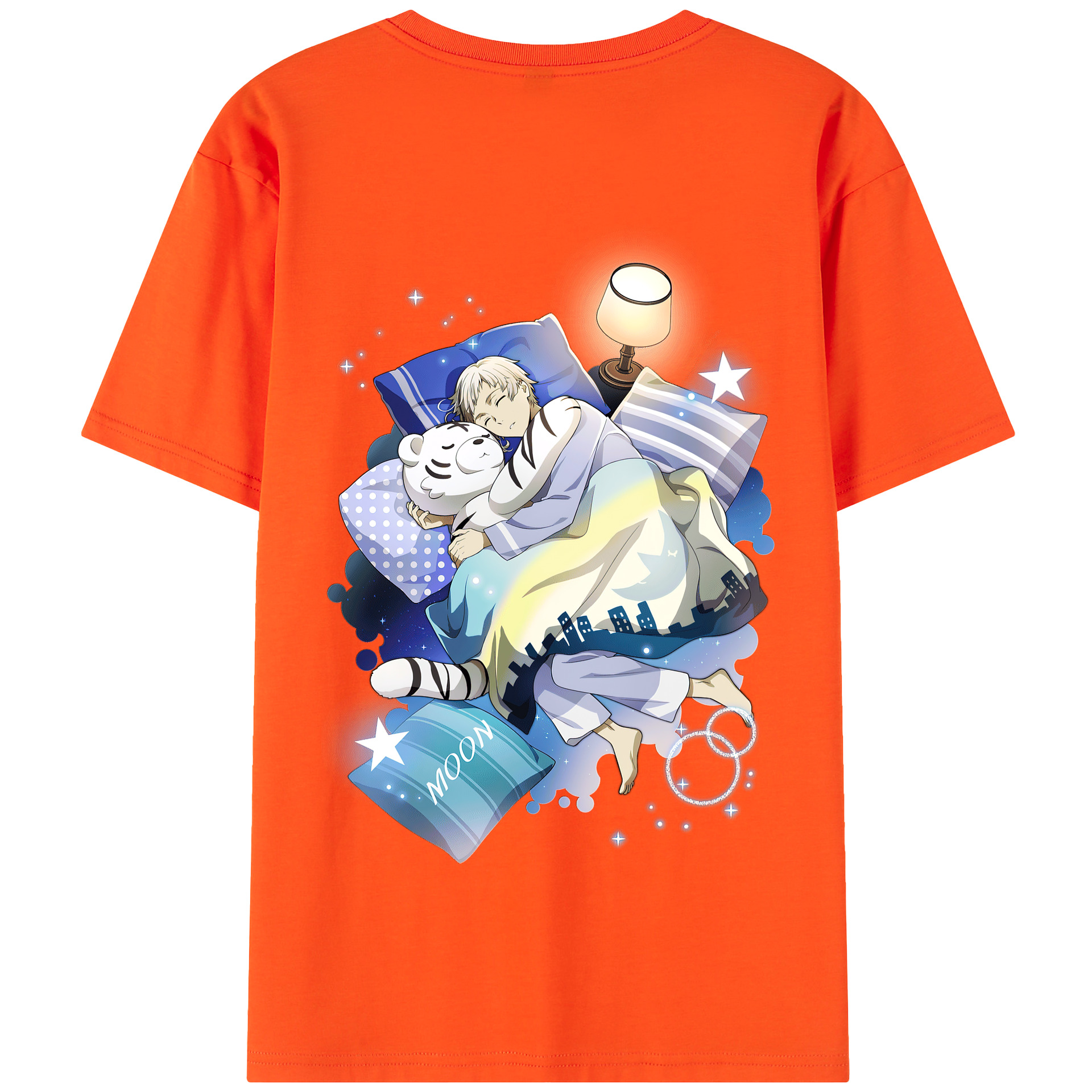 （画像用） 文豪ストレイドッグス Bungo Stray Dogs 綿100％半袖Tシャツ（背面プリント）