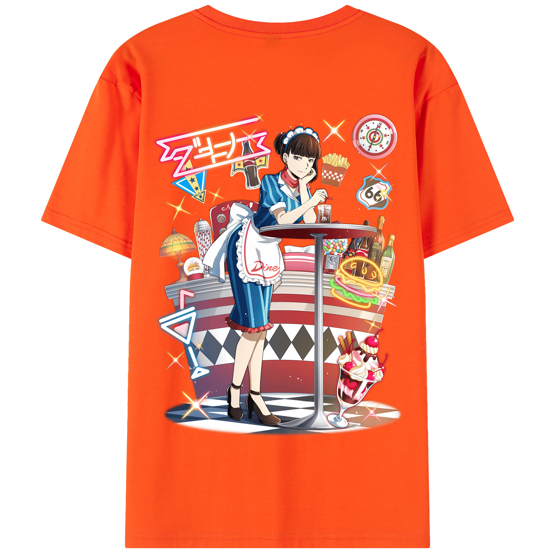 （画像用） 文豪ストレイドッグス Bungo Stray Dogs 綿100％半袖Tシャツ（背面プリント）