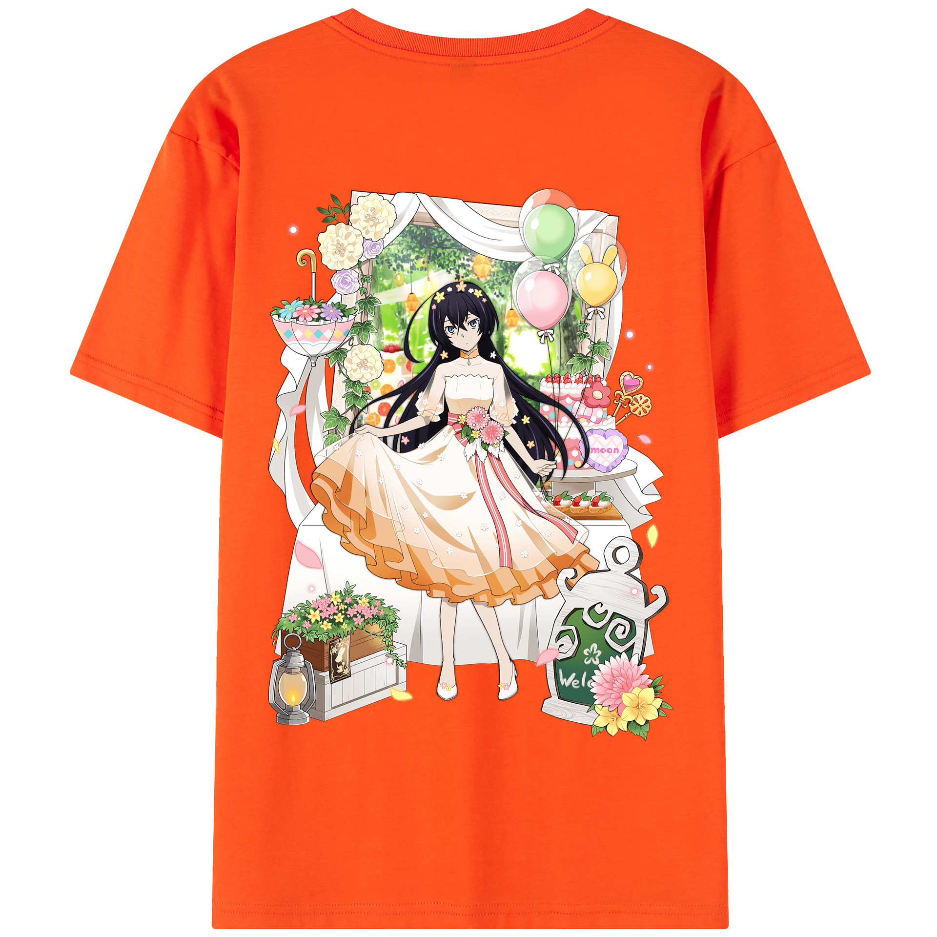 （画像用） 文豪ストレイドッグス Bungo Stray Dogs 綿100％半袖Tシャツ（背面プリント）