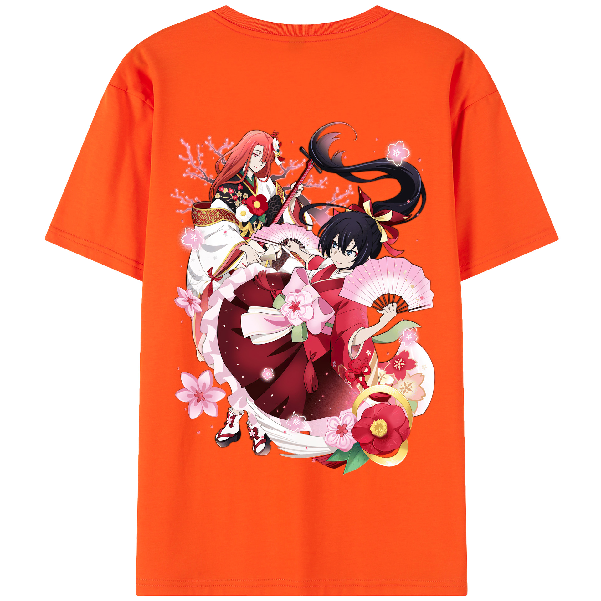 （画像用） 文豪ストレイドッグス Bungo Stray Dogs 綿100％半袖Tシャツ（背面プリント）