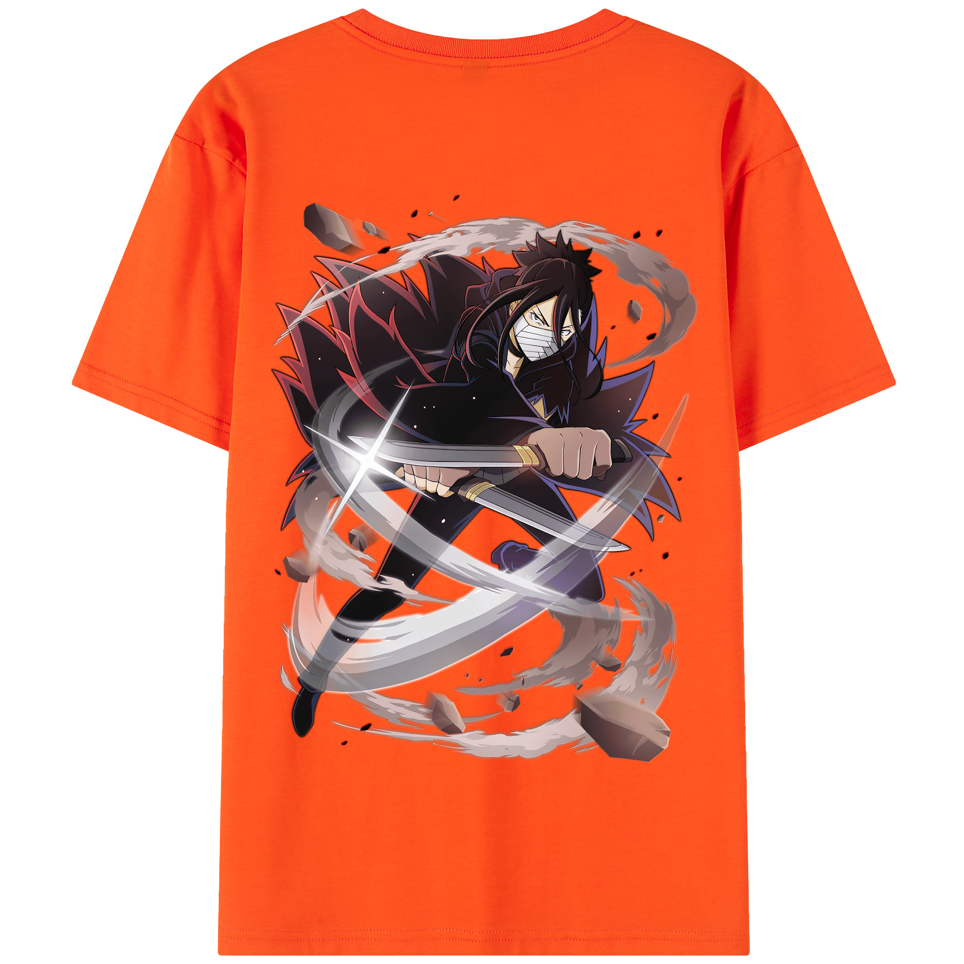 （画像用） 文豪ストレイドッグス Bungo Stray Dogs 綿100％半袖Tシャツ（背面プリント）