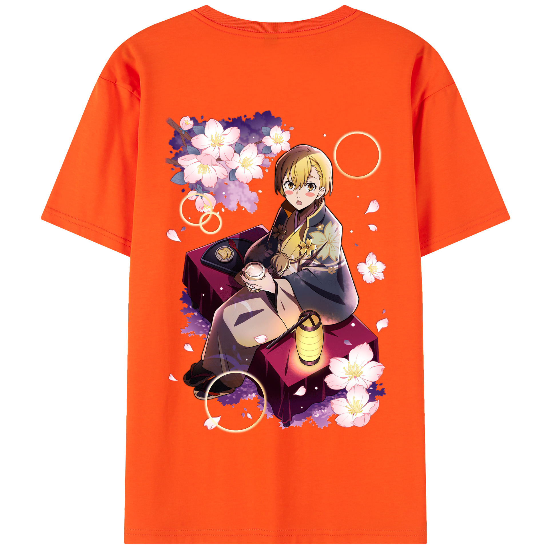 （画像用） 文豪ストレイドッグス Bungo Stray Dogs 綿100％半袖Tシャツ（背面プリント）